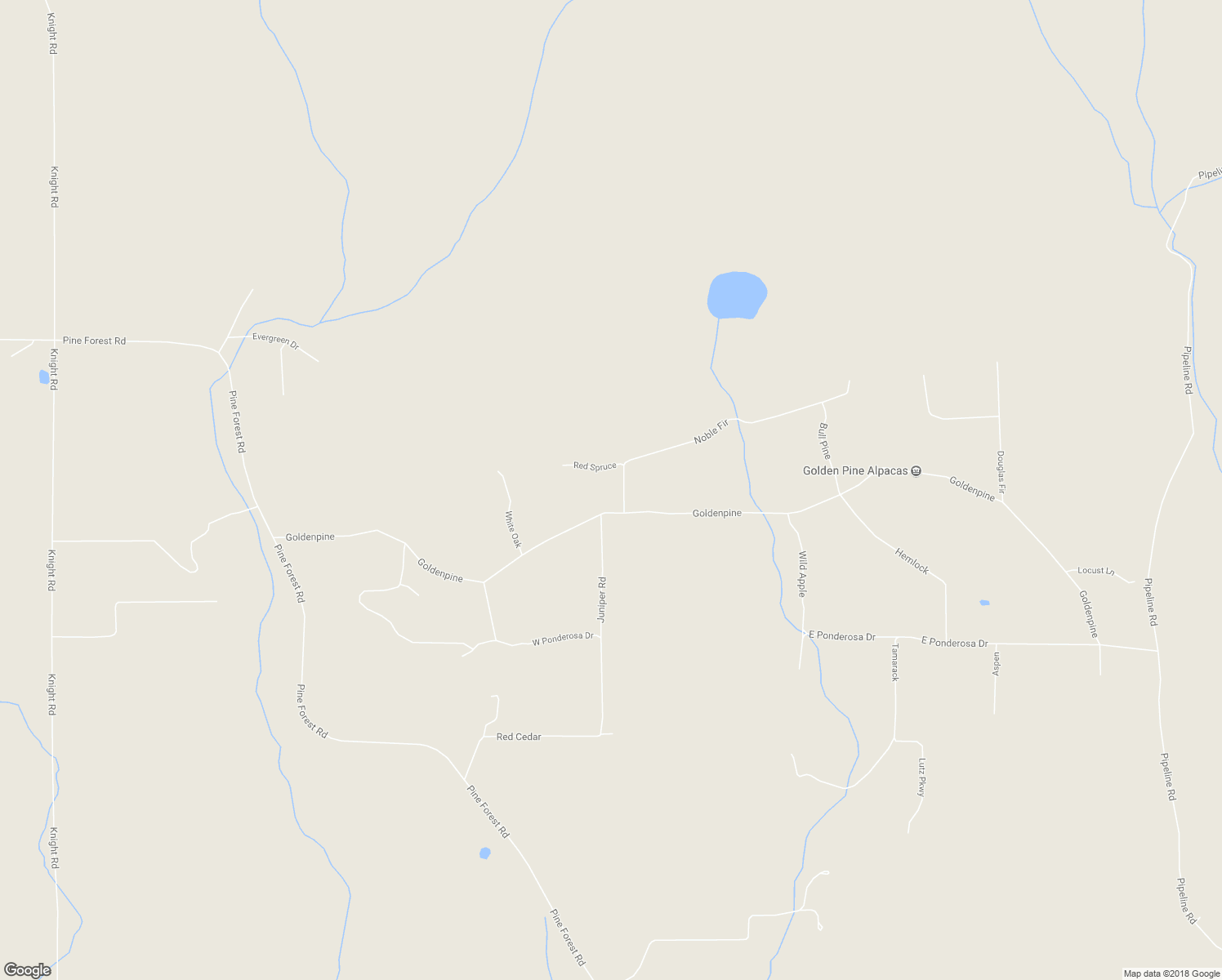 map of restaurants, bars, coffee shops, grocery stores, and more near 407 Blue Spruce Road in Goldendale