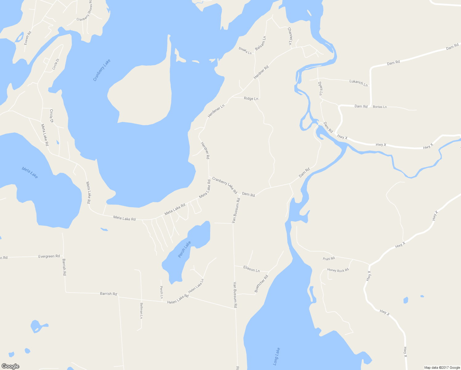 map of restaurants, bars, coffee shops, grocery stores, and more near 1619 Cranberry Lake Road in Eagle River