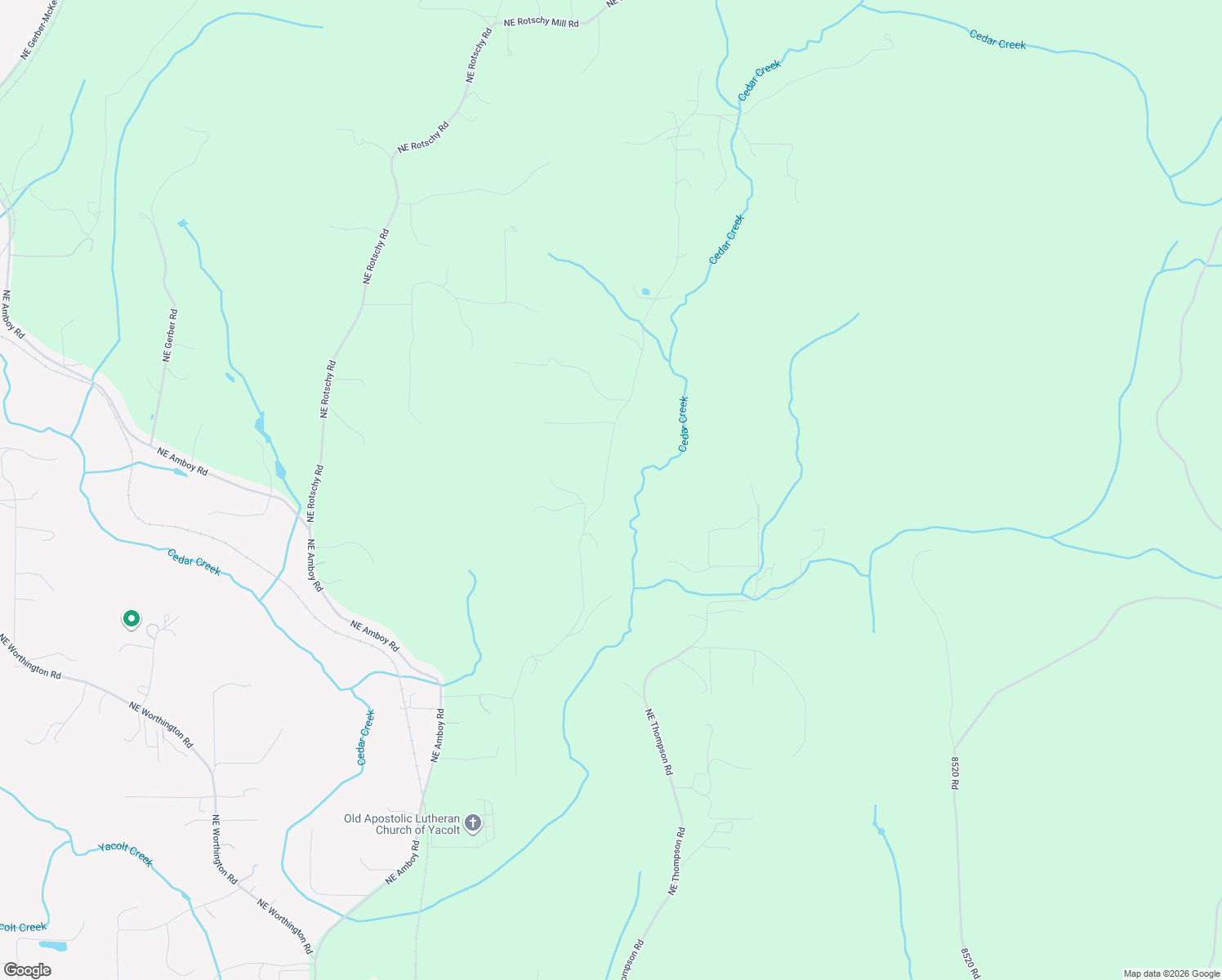 map of restaurants, bars, coffee shops, grocery stores, and more near 37225 Northeast Elliott Road in Yacolt