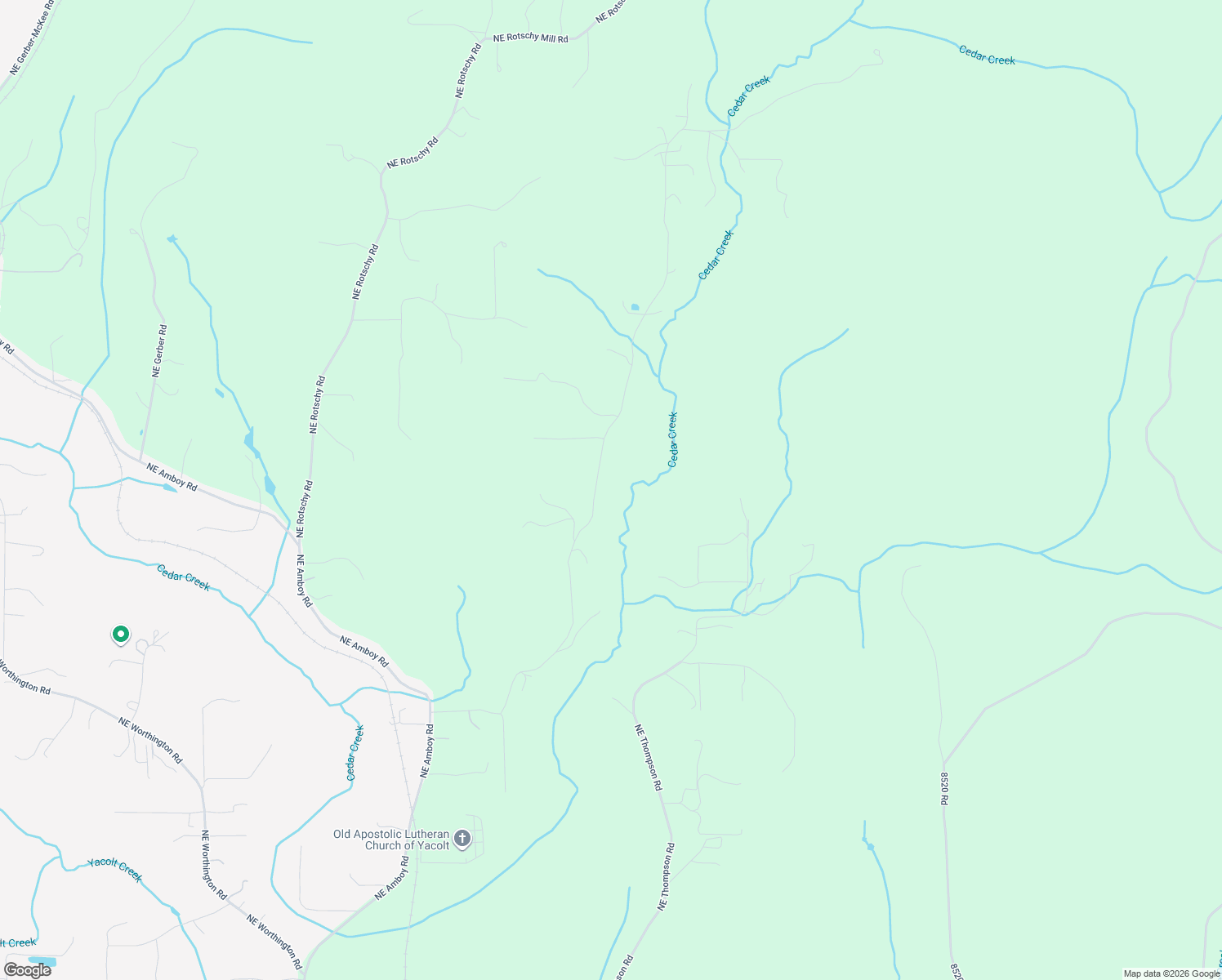 map of restaurants, bars, coffee shops, grocery stores, and more near 37225 Northeast Elliott Road in Yacolt