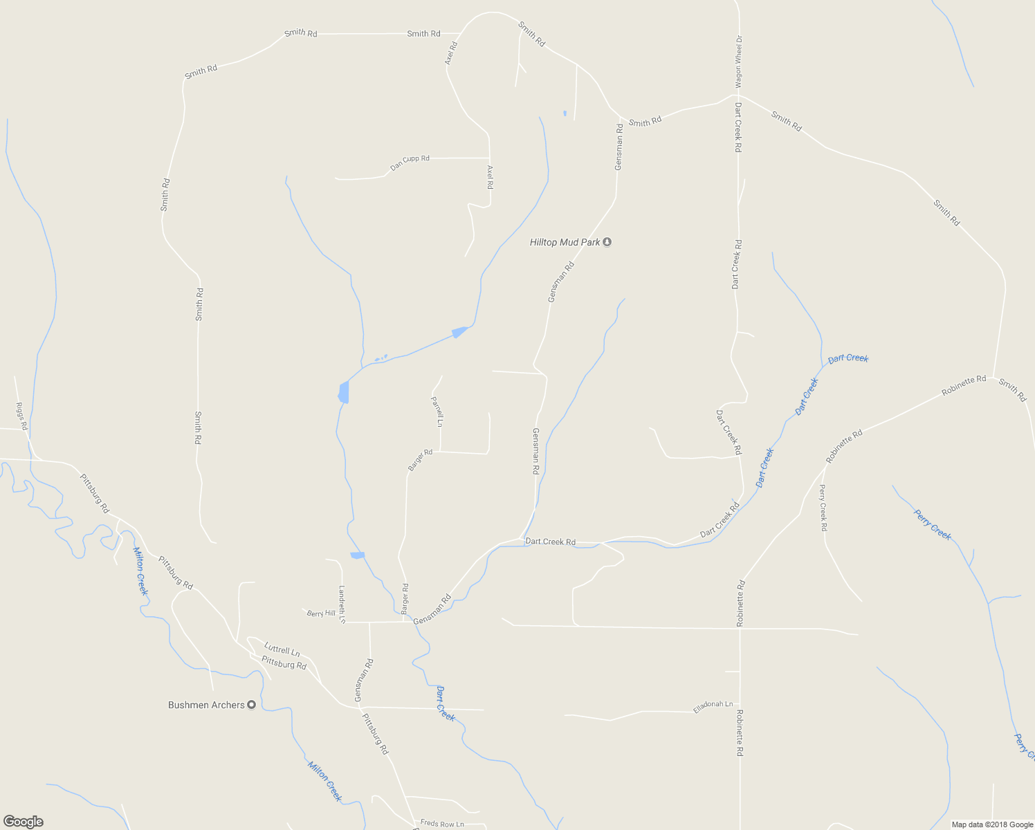 map of restaurants, bars, coffee shops, grocery stores, and more near 61547 Gensman Road in Saint Helens