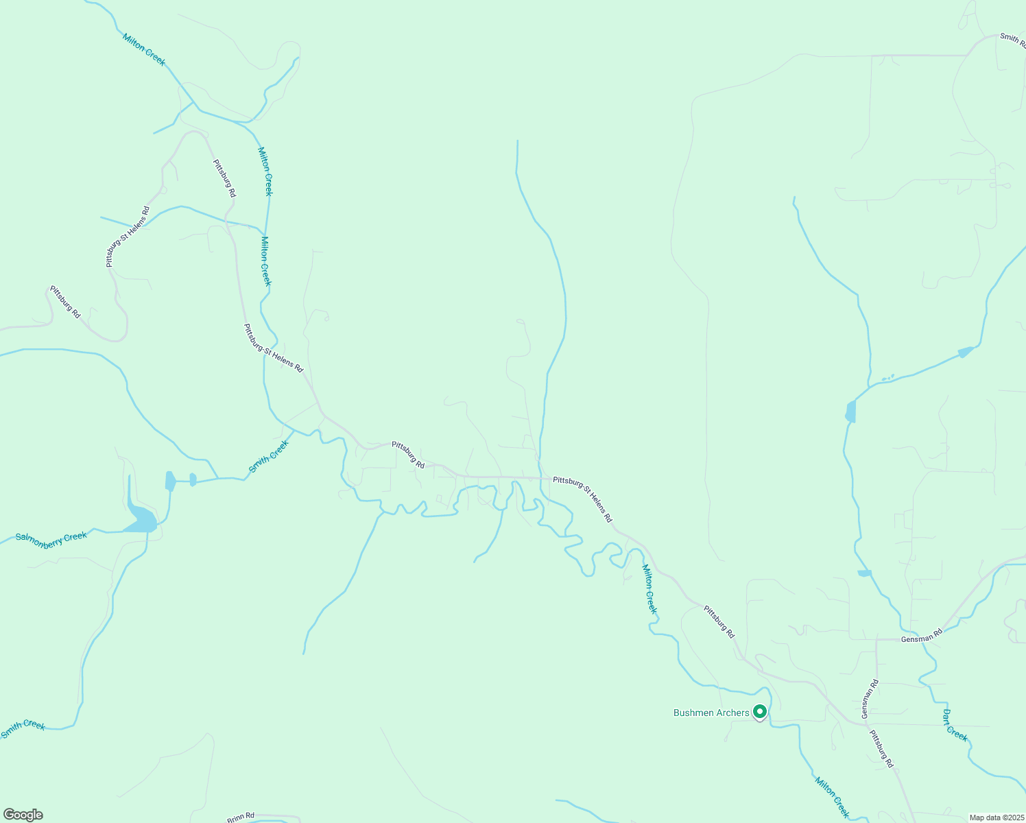 map of restaurants, bars, coffee shops, grocery stores, and more near 61681 Riggs Road in St. Helens