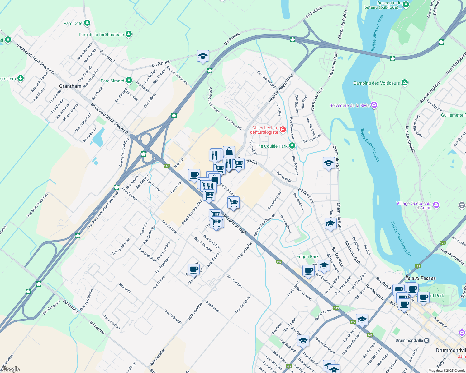 908 Terrasse des Promenades, Drummondville QC Walk Score