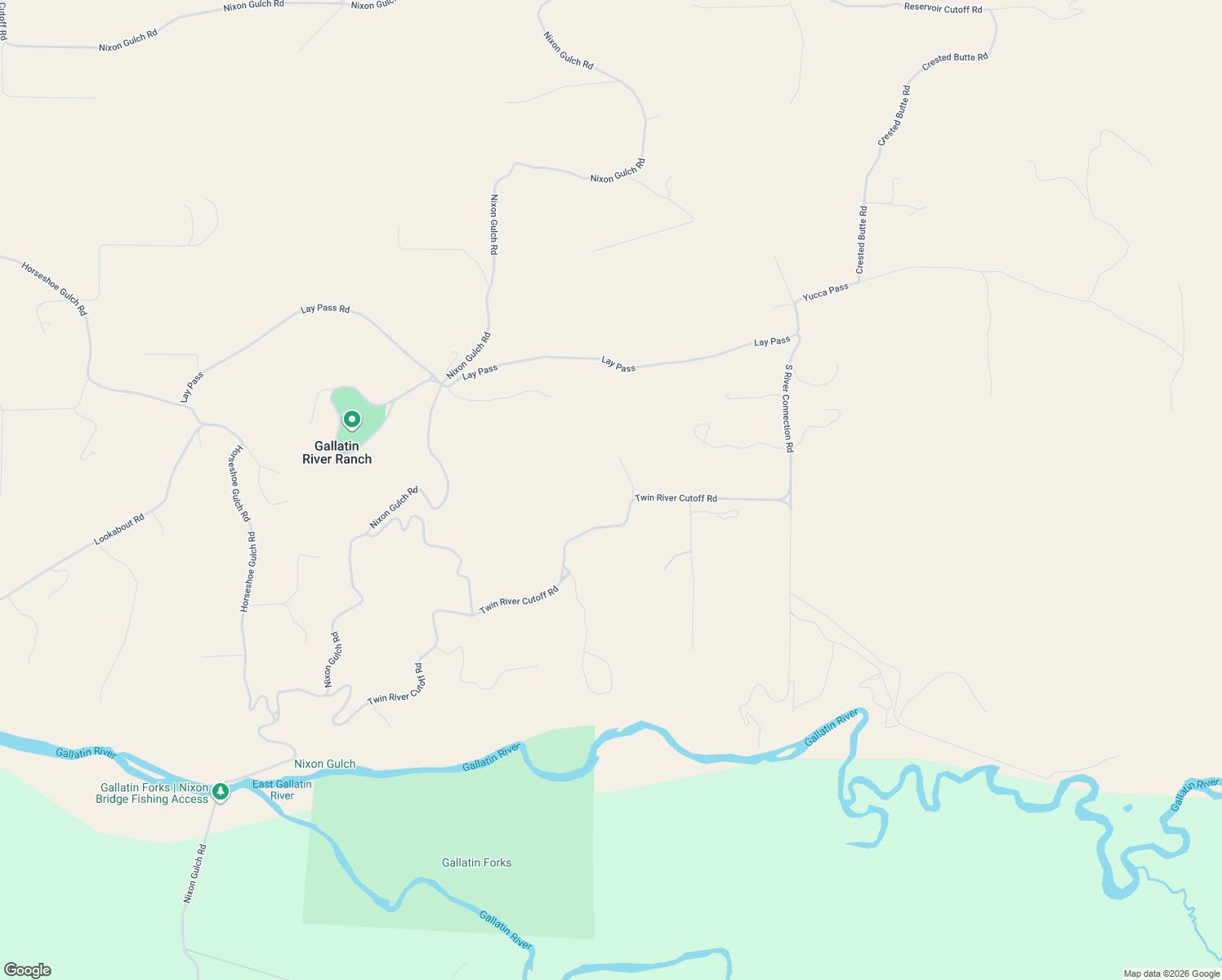 map of restaurants, bars, coffee shops, grocery stores, and more near in Gallatin River Ranch