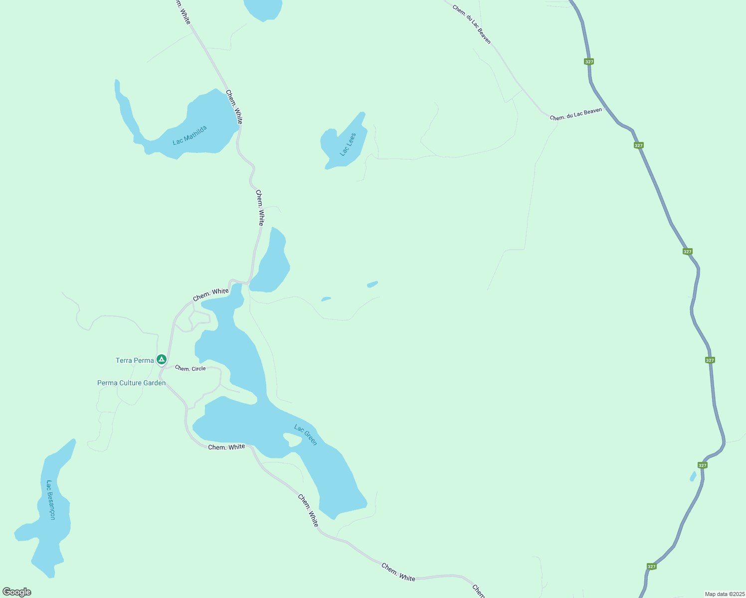 map of restaurants, bars, coffee shops, grocery stores, and more near 50 Chemin Davis in Harrington