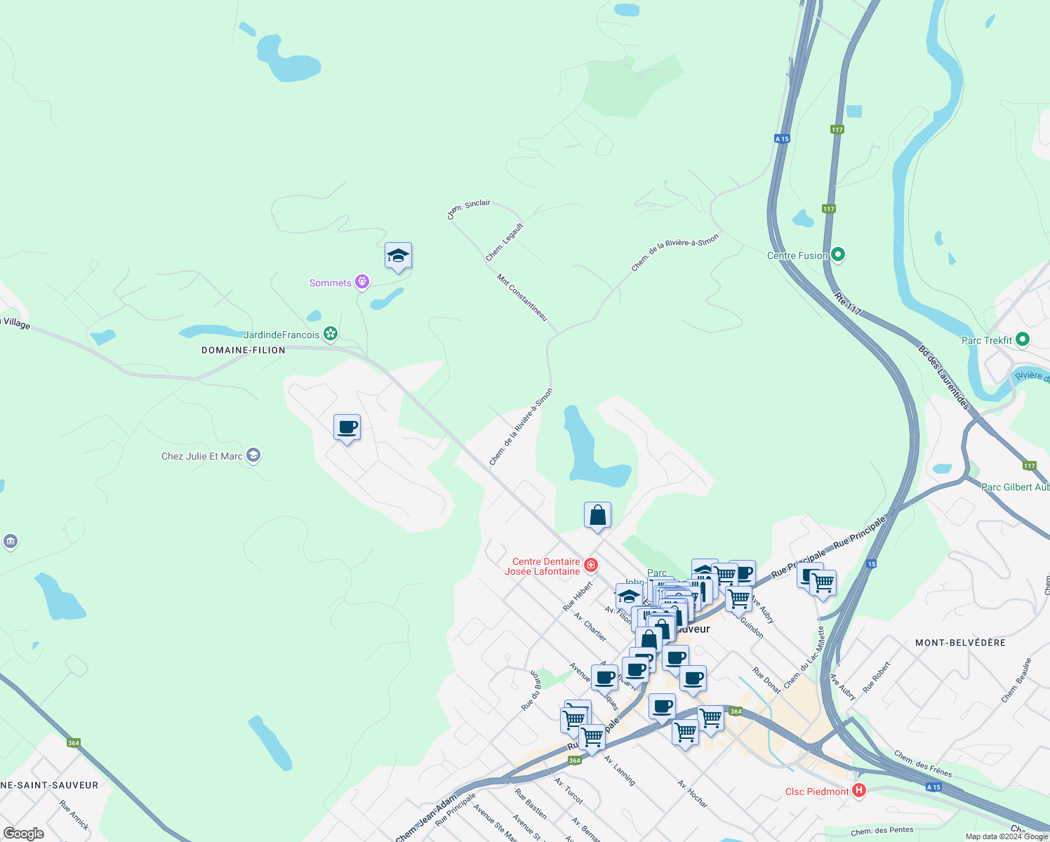 170 Chemin de la RivièreàSimon, SaintSauveur QC Walk Score