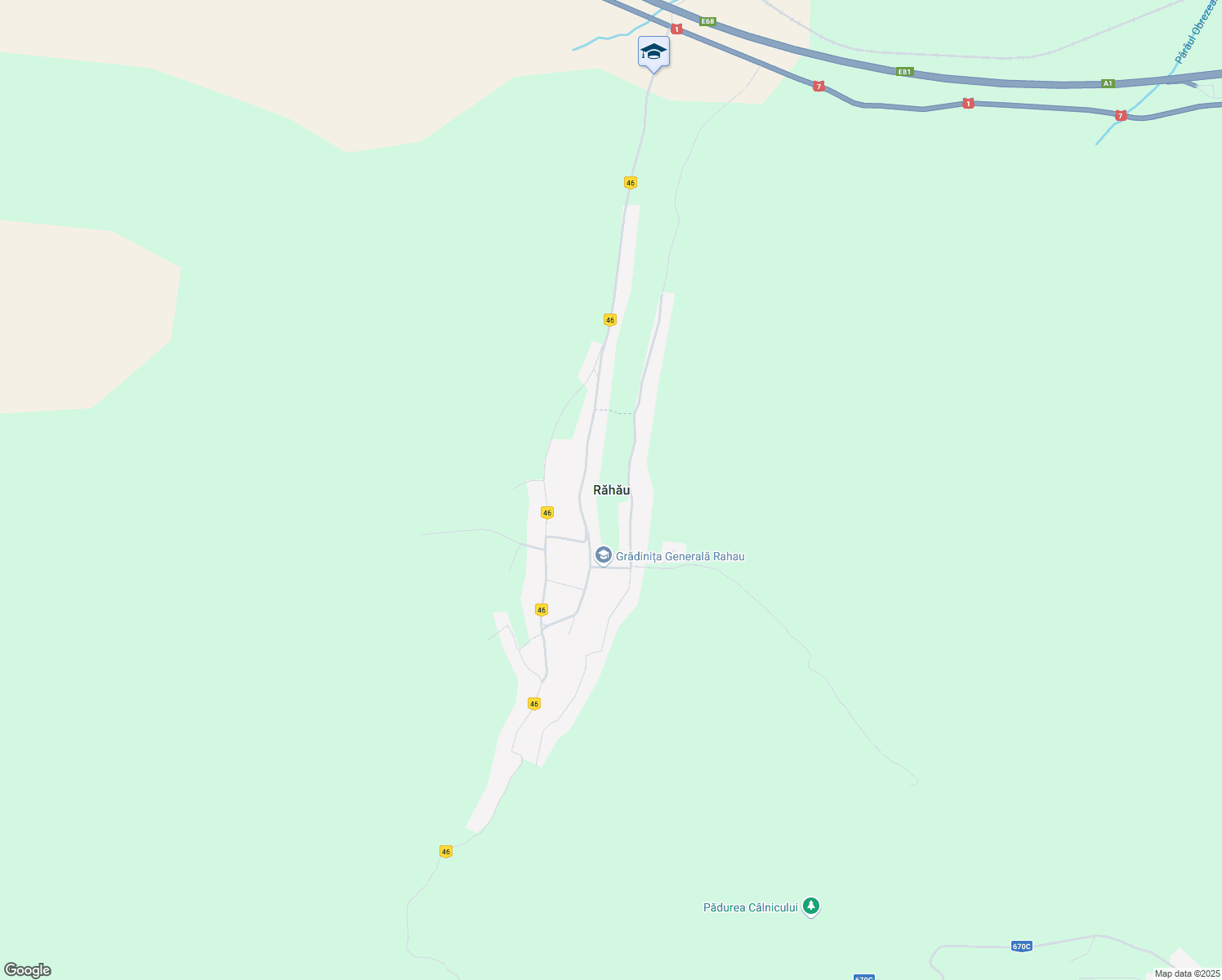 map of restaurants, bars, coffee shops, grocery stores, and more near in Răhău