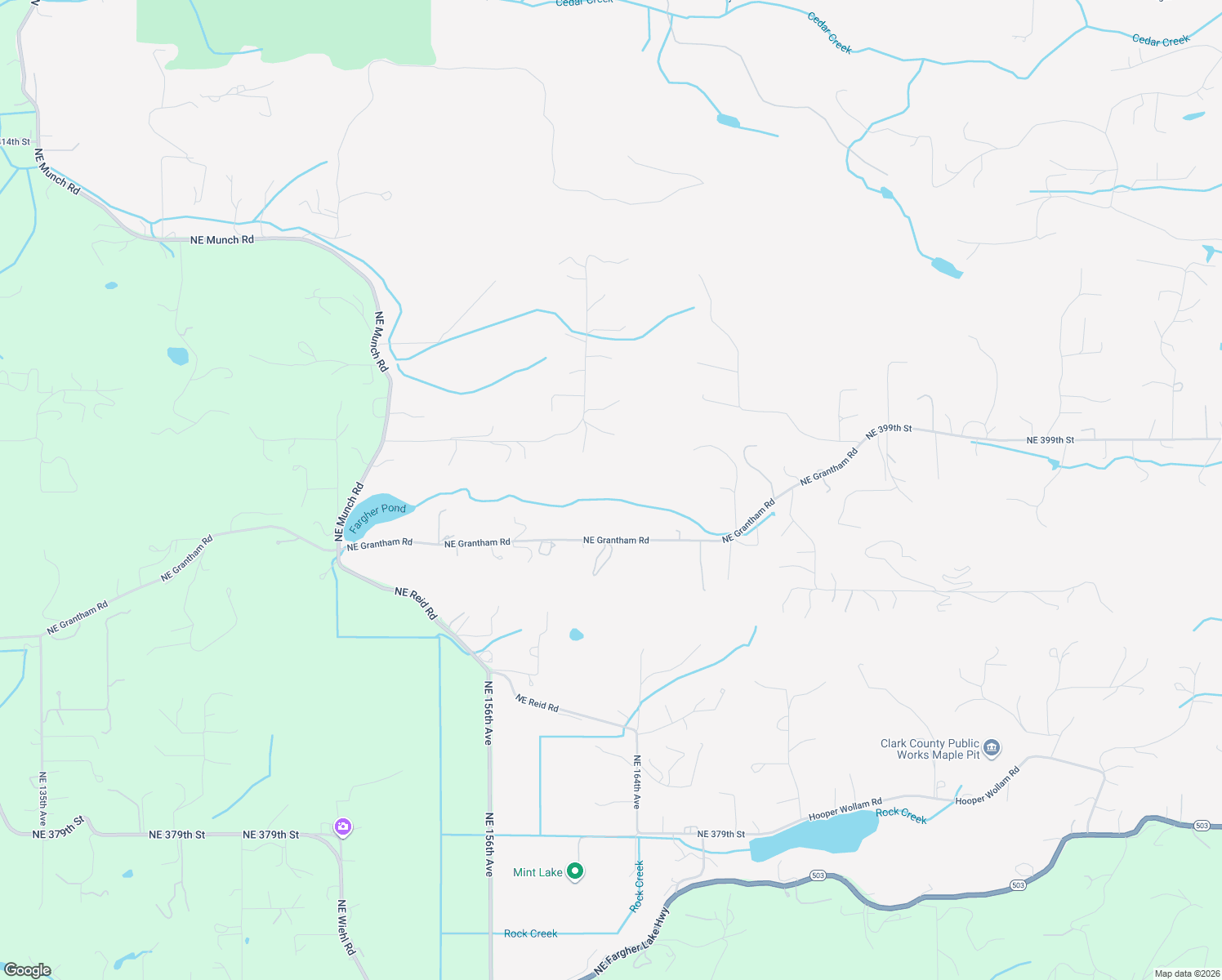 map of restaurants, bars, coffee shops, grocery stores, and more near 16116 Northeast Grantham Road in Amboy