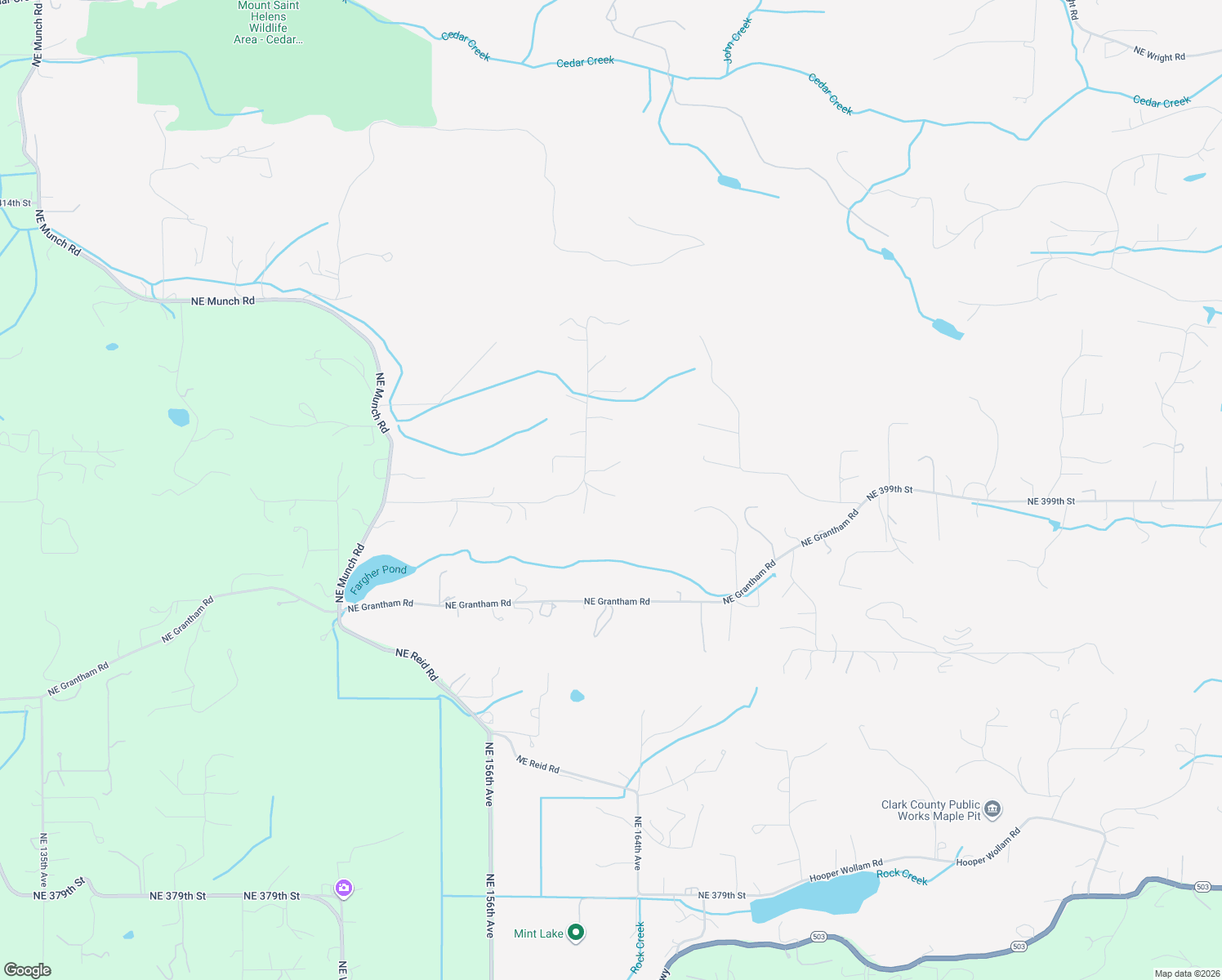 map of restaurants, bars, coffee shops, grocery stores, and more near 16116 Northeast Grantham Road in Amboy