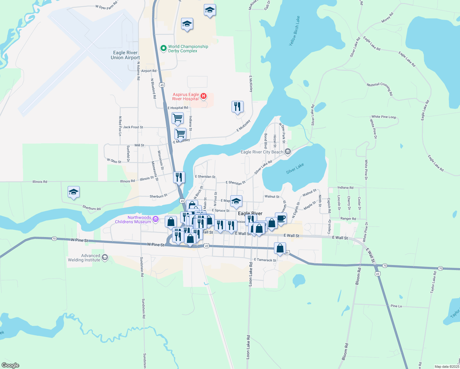 345 North 2nd Street, Eagle River WI Walk Score