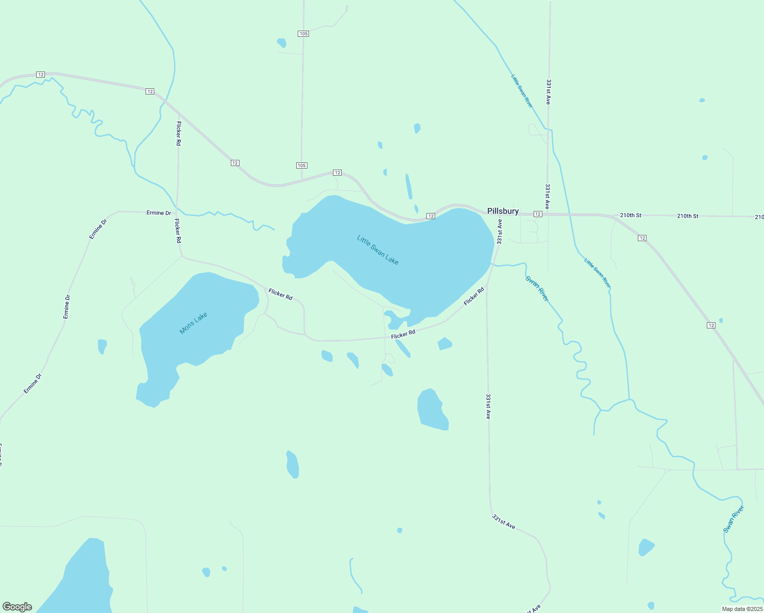 map of restaurants, bars, coffee shops, grocery stores, and more near Forest Lane in Burtrum