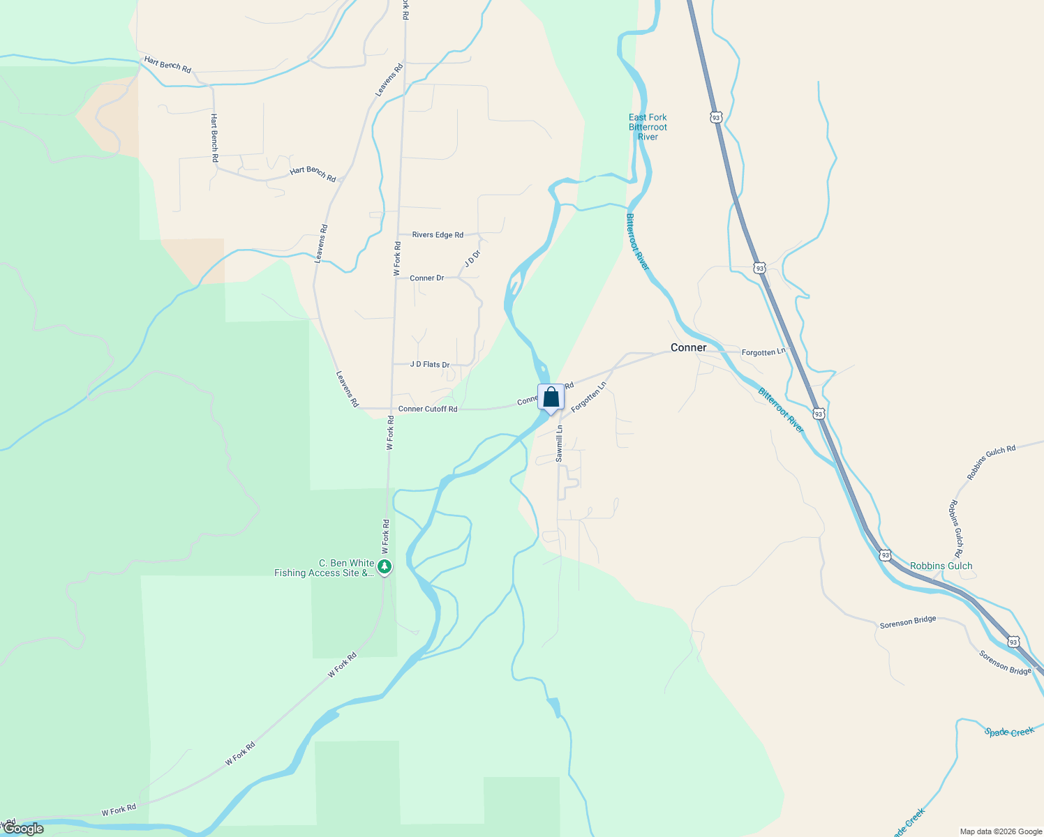 map of restaurants, bars, coffee shops, grocery stores, and more near 271 Conner Cutoff Rd in Darby