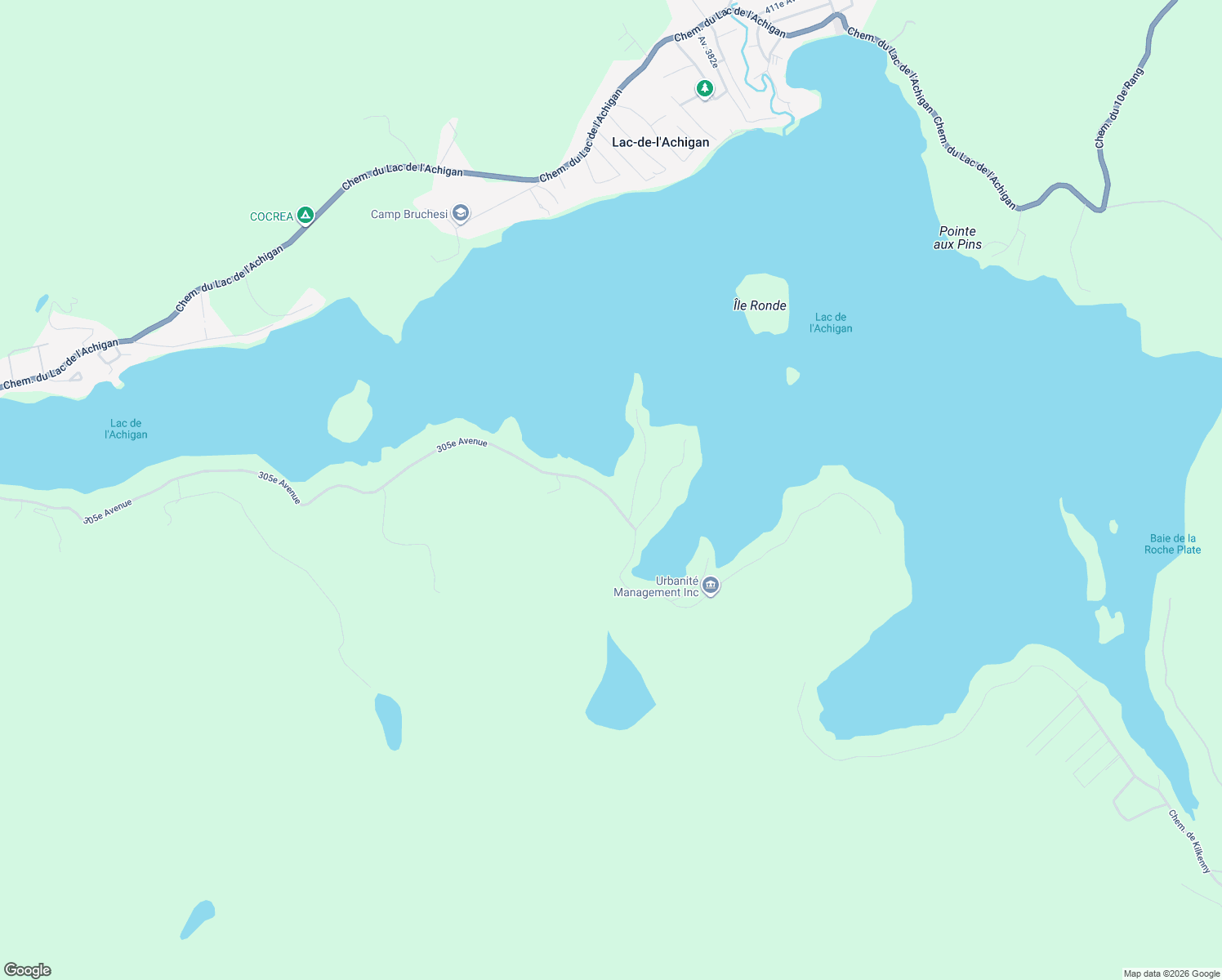 map of restaurants, bars, coffee shops, grocery stores, and more near 428-546 305e Av in Saint-Hippolyte