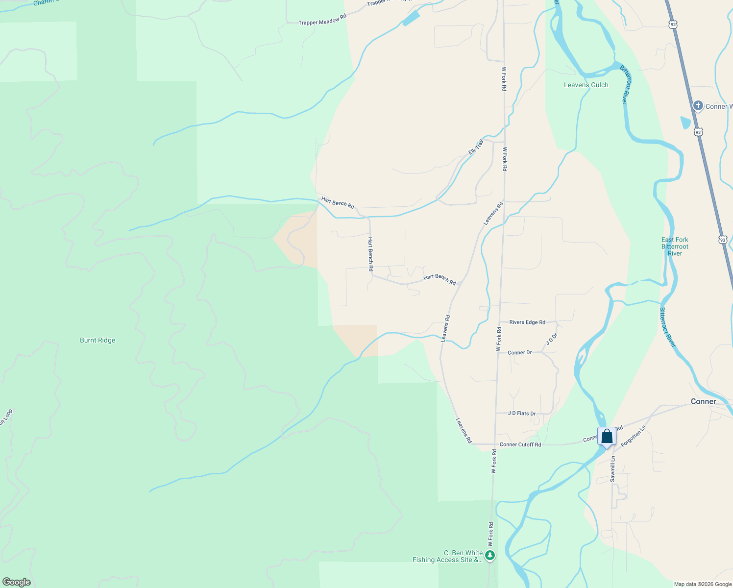 map of restaurants, bars, coffee shops, grocery stores, and more near 181 Hart Bench Road in Darby