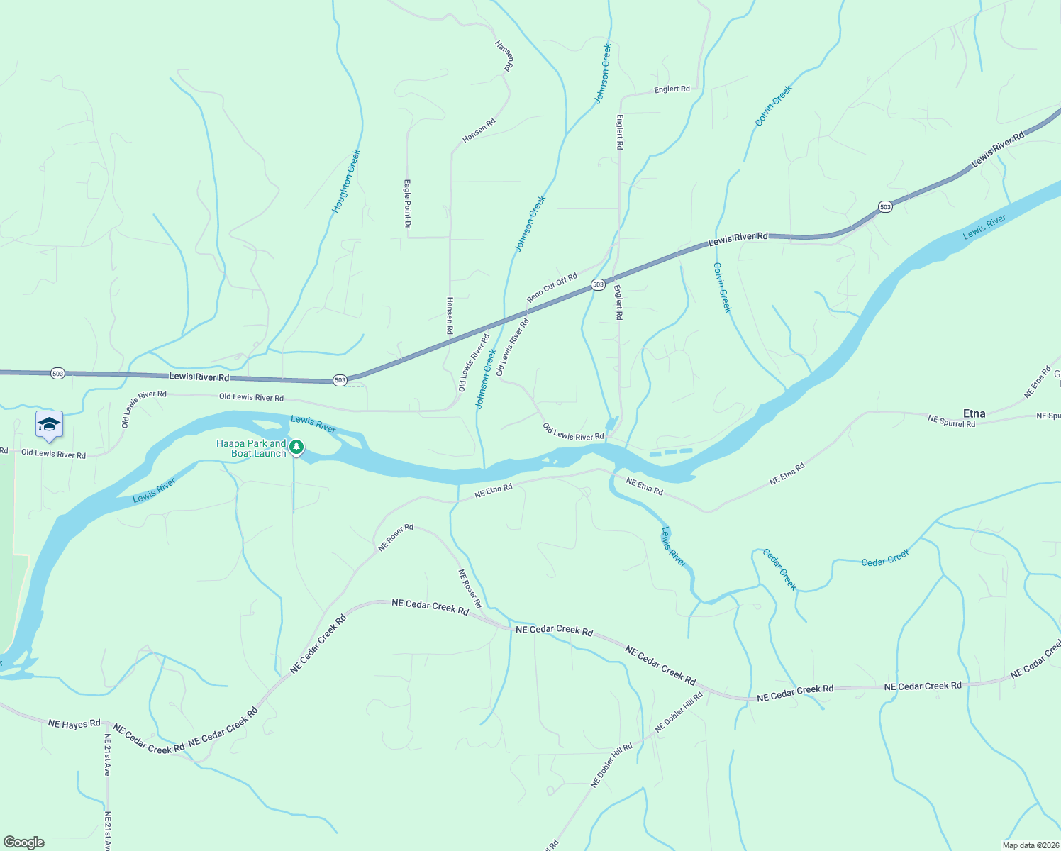 map of restaurants, bars, coffee shops, grocery stores, and more near 120 Maple Ridge Road in Woodland