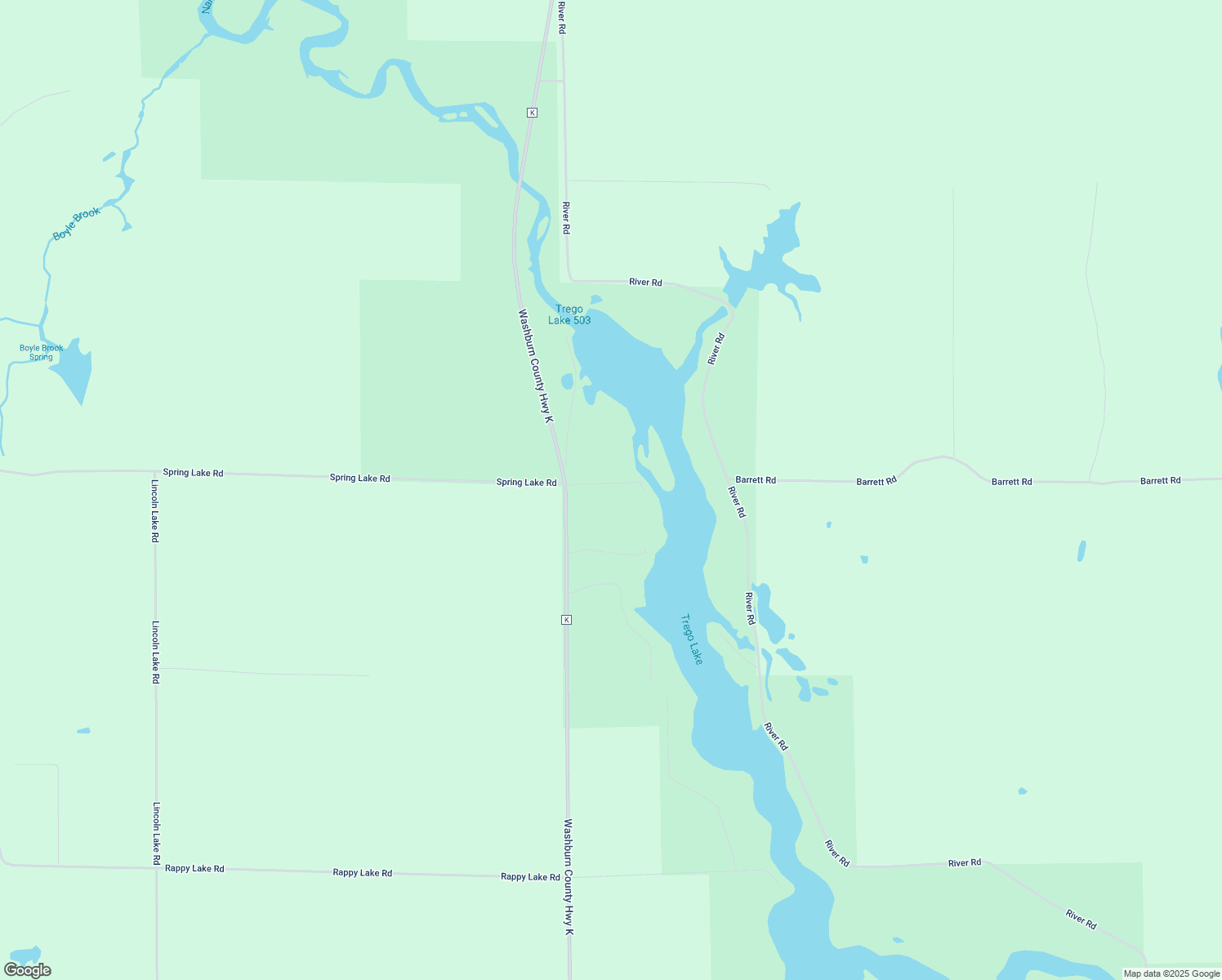 N8502 County Highway K, Trego WI Walk Score