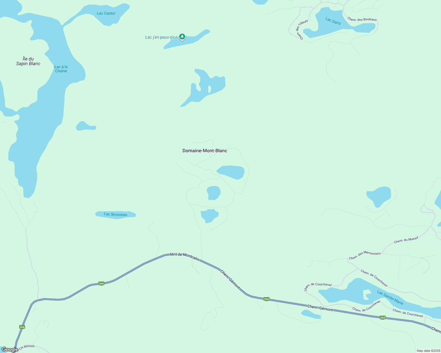 map of restaurants, bars, coffee shops, grocery stores, and more near Rue de Lausanne in Montcalm
