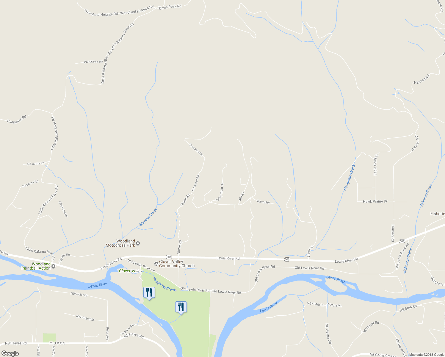 map of restaurants, bars, coffee shops, grocery stores, and more near 115 Jade Road in Woodland