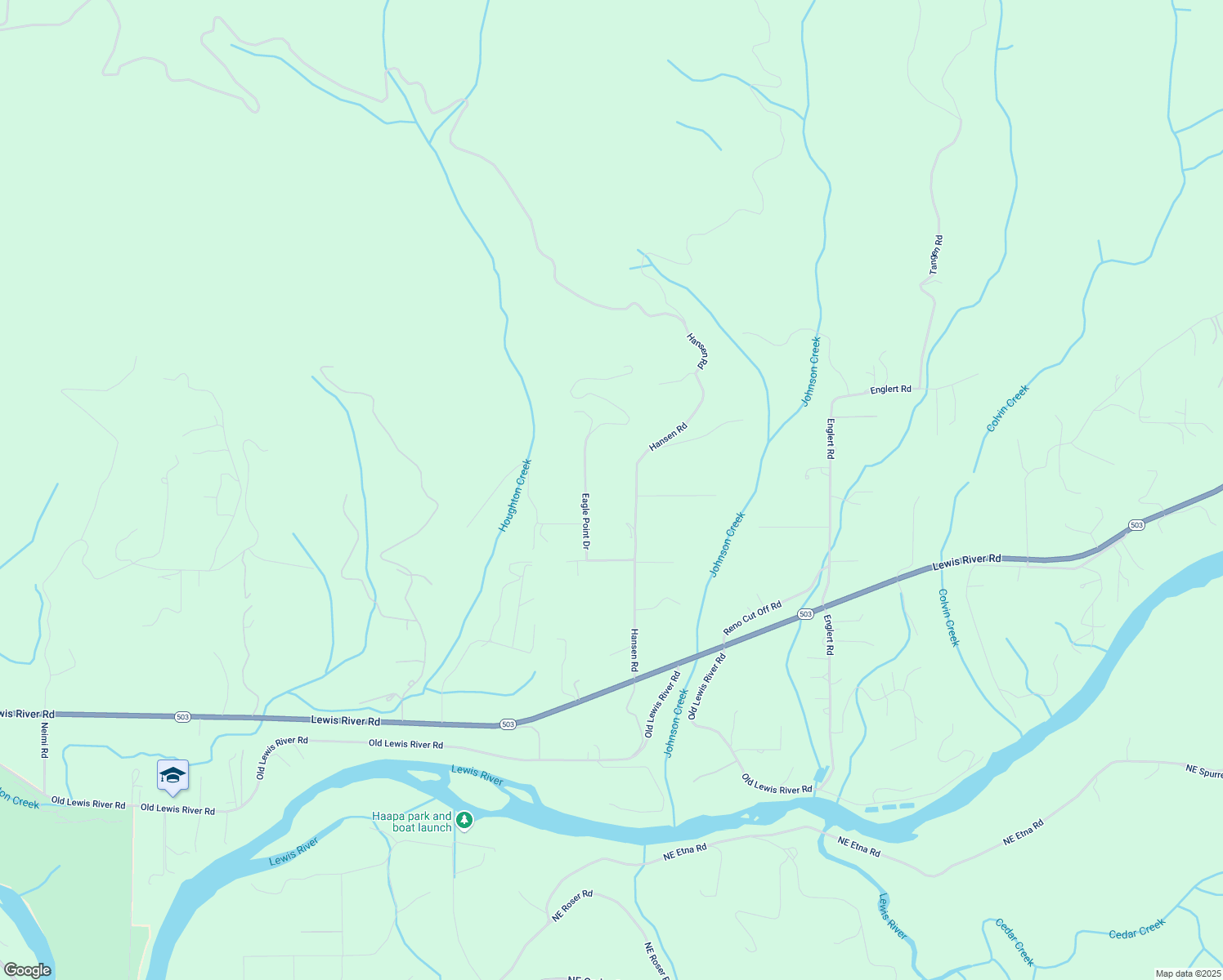 map of restaurants, bars, coffee shops, grocery stores, and more near 208 Eagle Point Drive in Woodland