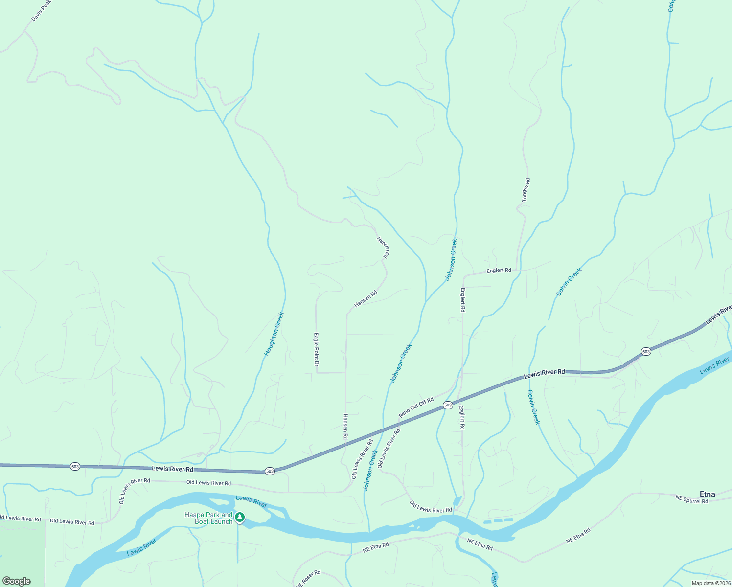 map of restaurants, bars, coffee shops, grocery stores, and more near 477 Hansen Road in Woodland