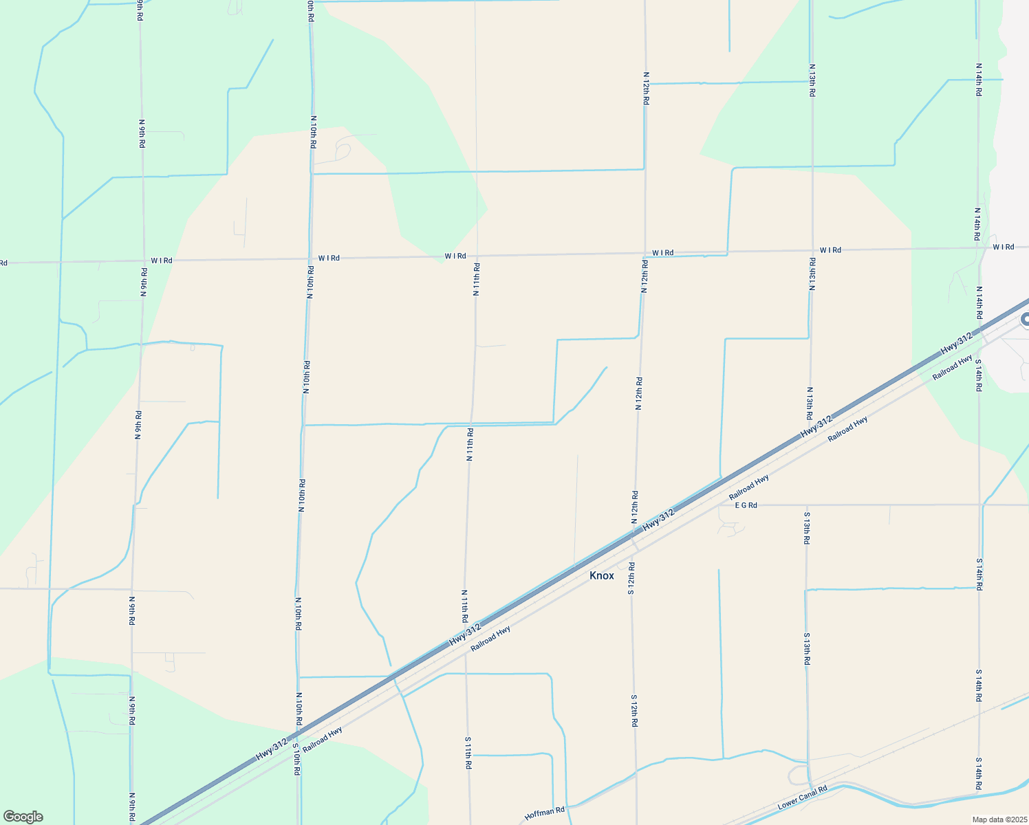 map of restaurants, bars, coffee shops, grocery stores, and more near 2305 North 11th Road in Worden
