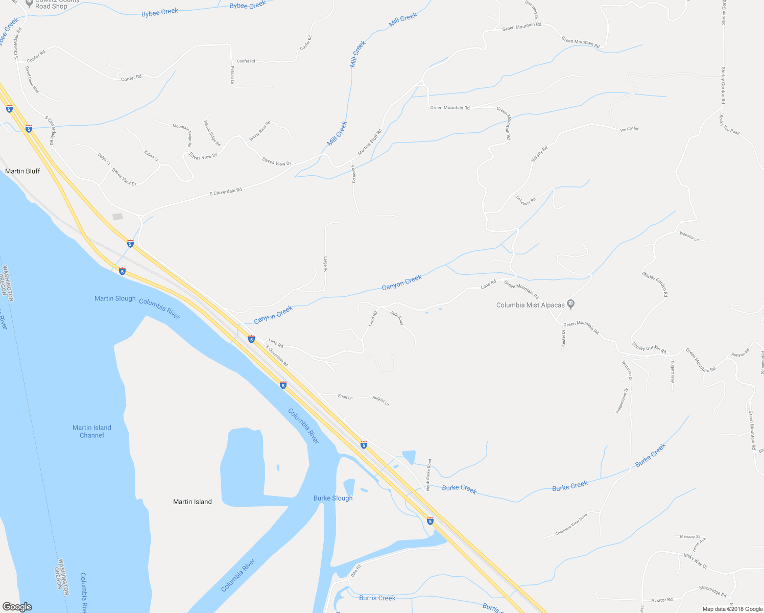 map of restaurants, bars, coffee shops, grocery stores, and more near 455 Lane Road in Woodland