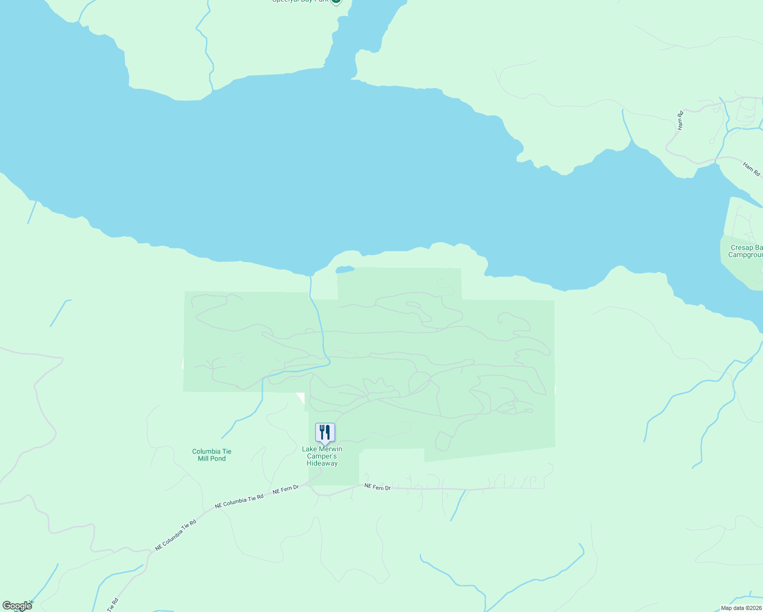 map of restaurants, bars, coffee shops, grocery stores, and more near Unnamed Road in Amboy