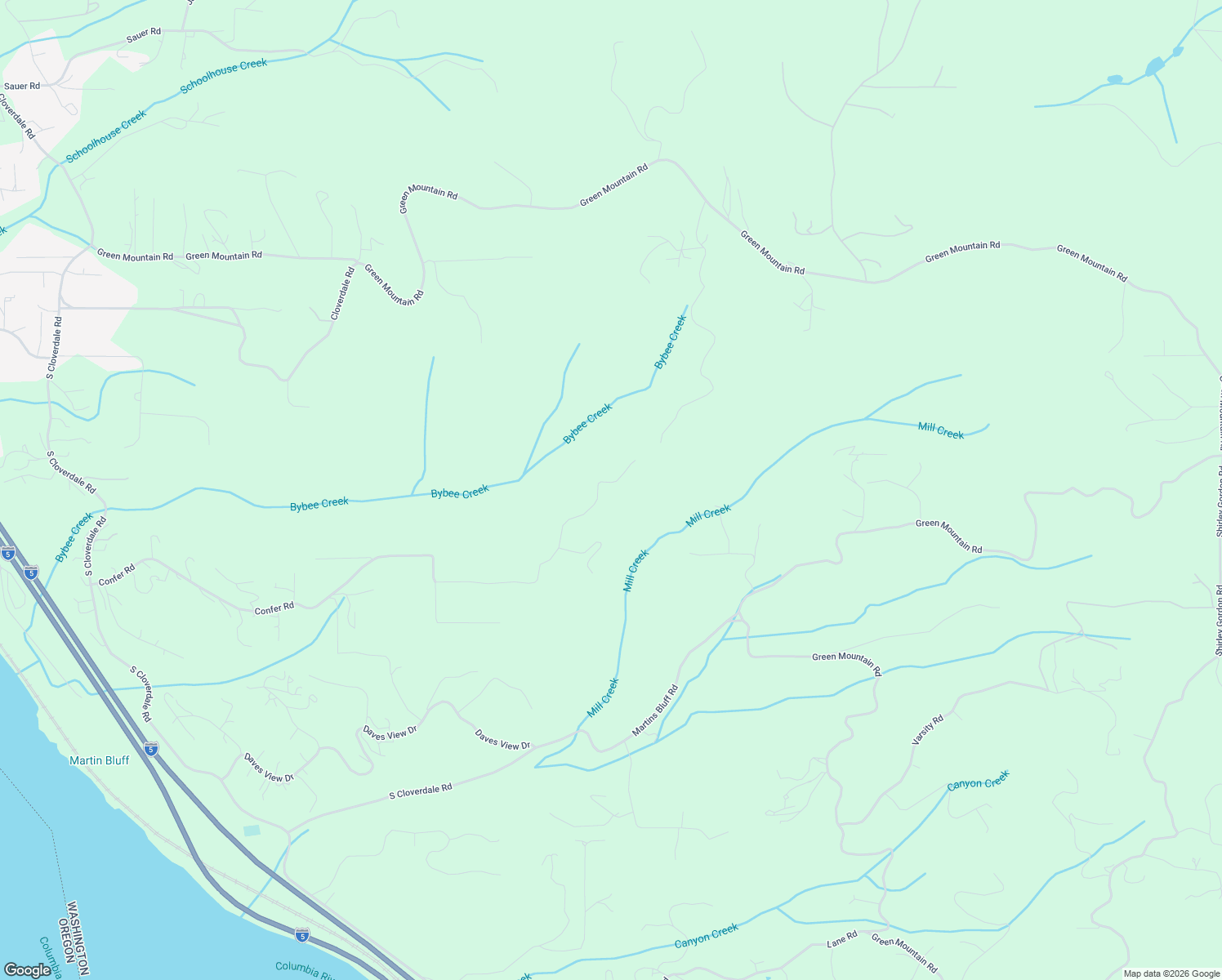 map of restaurants, bars, coffee shops, grocery stores, and more near 917 Confer Road in Kalama