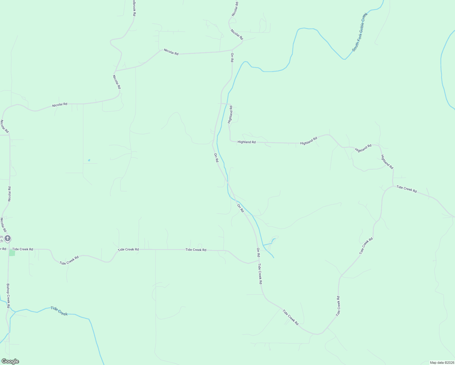 map of restaurants, bars, coffee shops, grocery stores, and more near 67474 Orr Road in Rainier