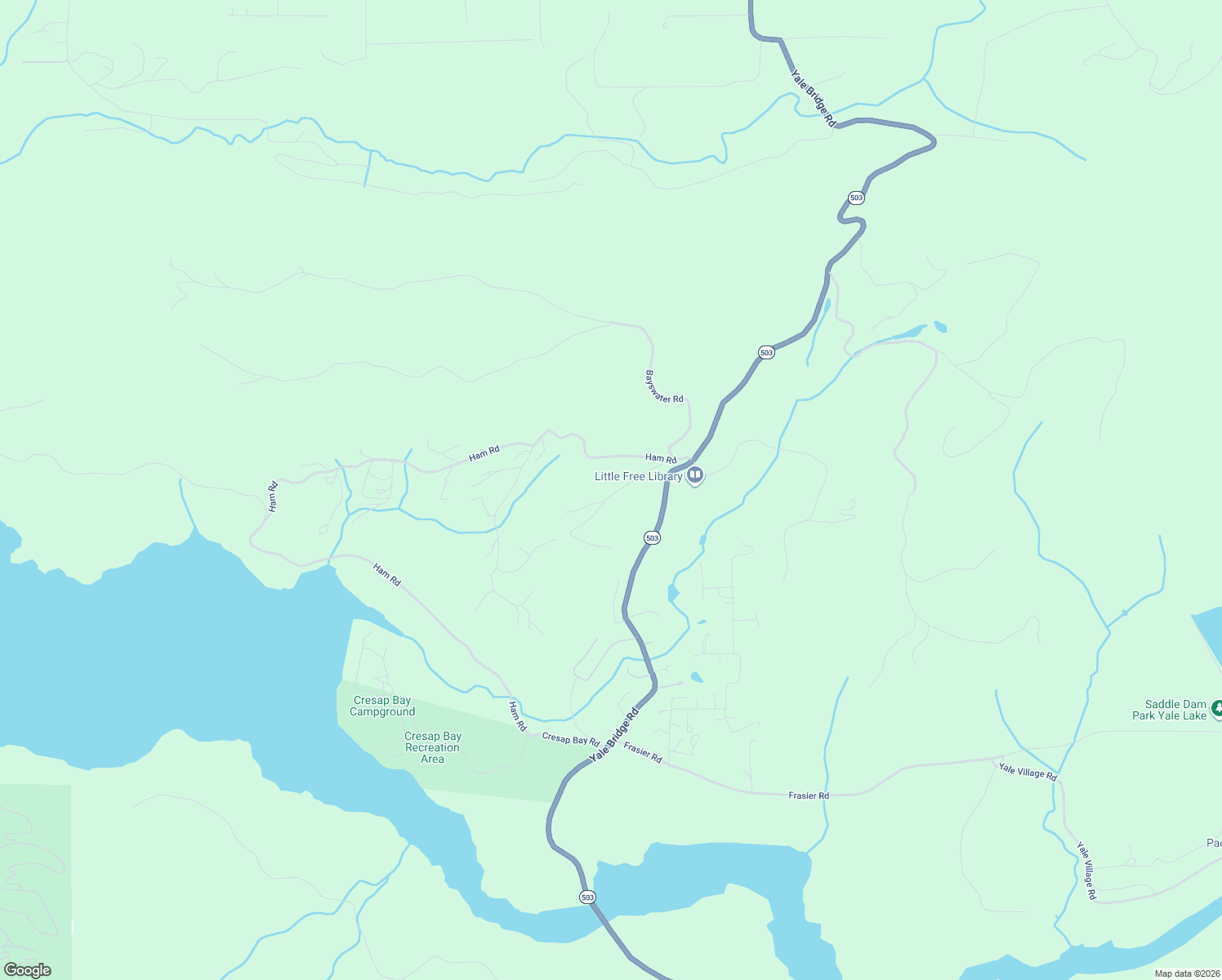 map of restaurants, bars, coffee shops, grocery stores, and more near 217 Ham Road in Amboy
