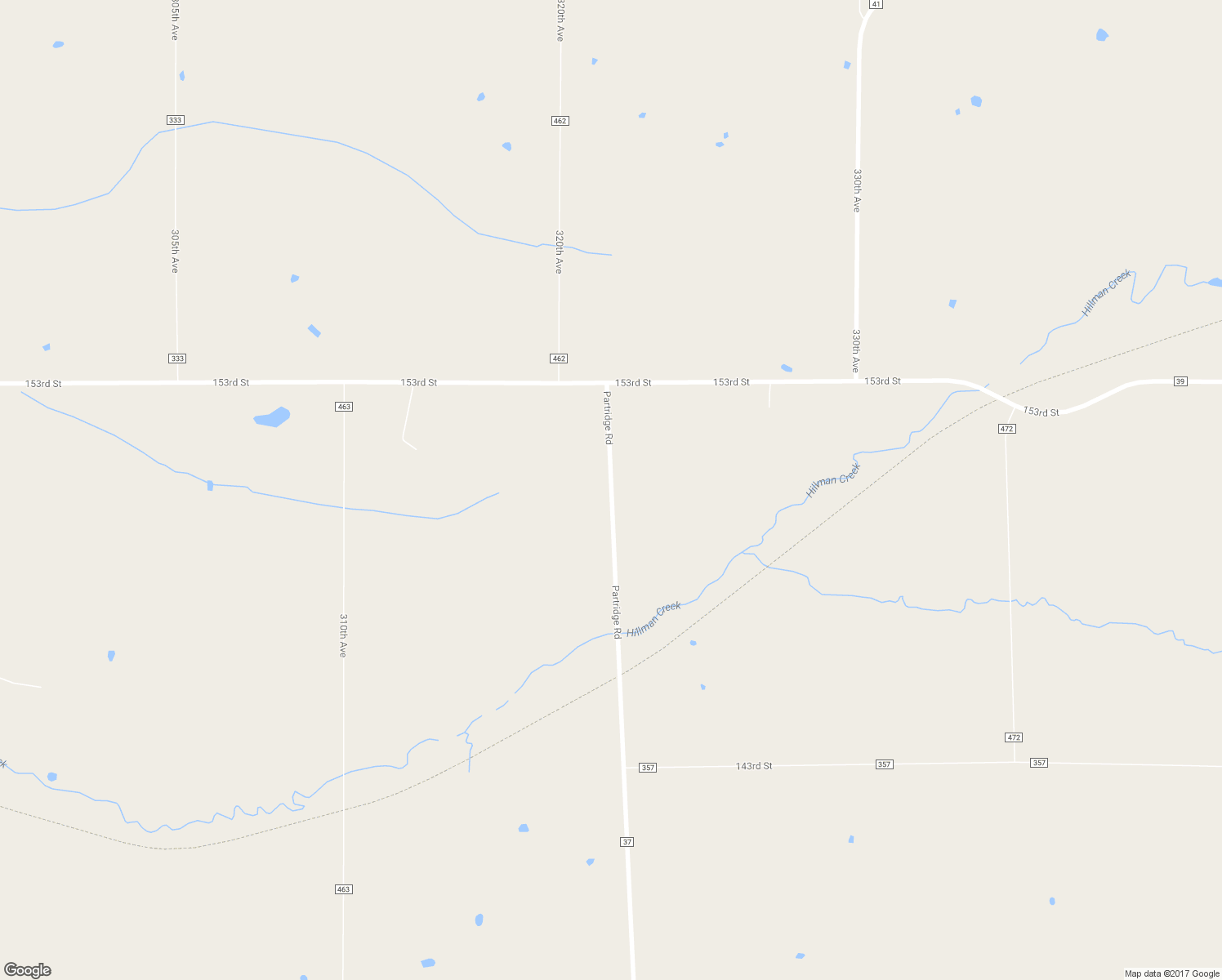 map of restaurants, bars, coffee shops, grocery stores, and more near 15014 Partridge Road in Pierz