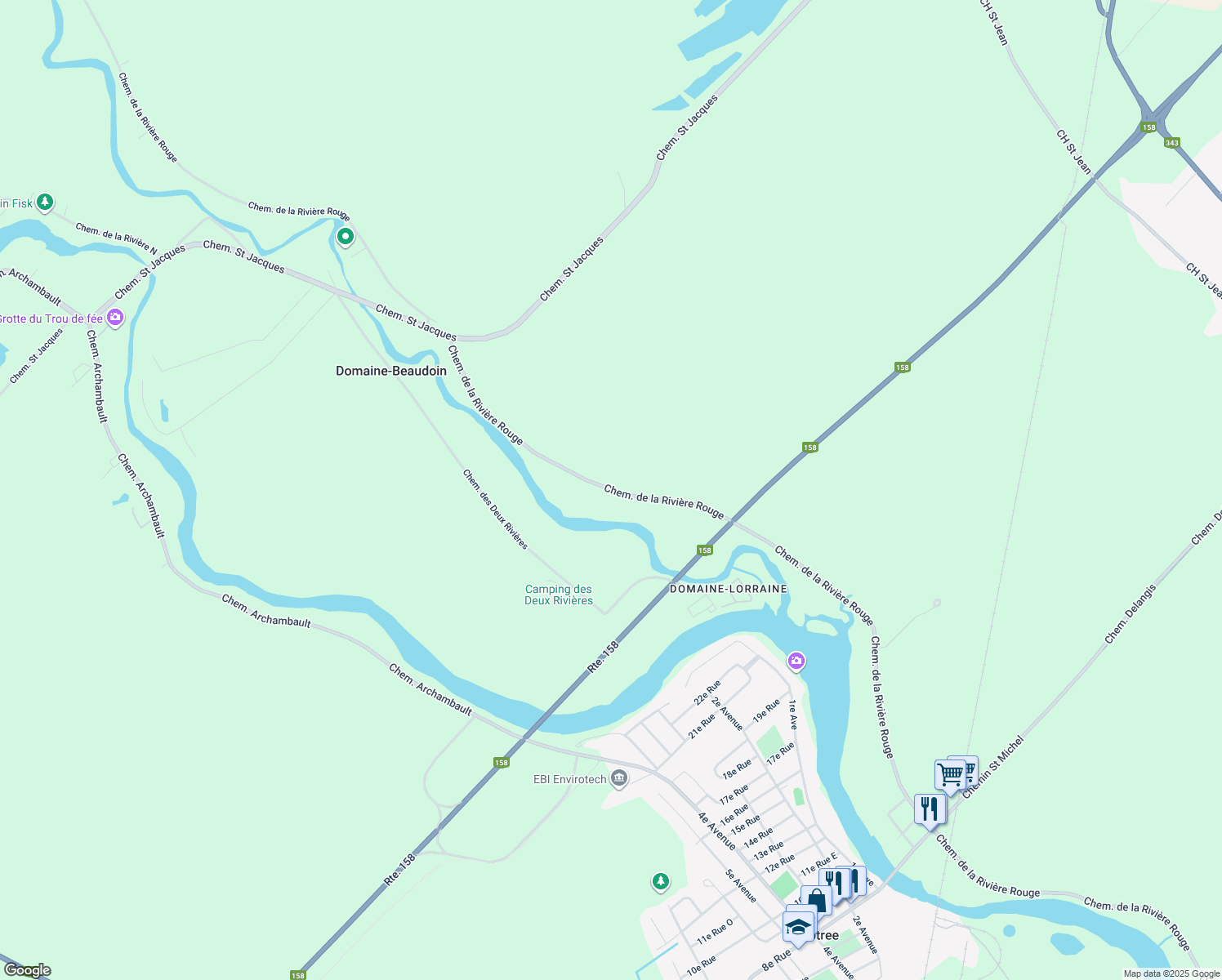 Chemin de la Rivière Rouge, Crabtree QC Walk Score