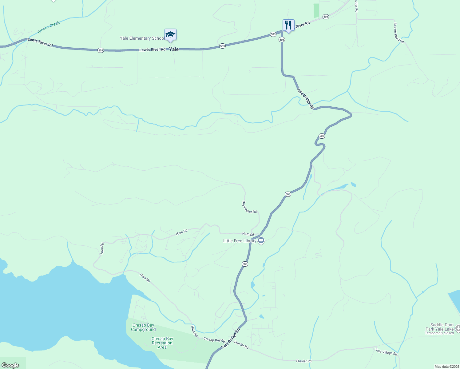 map of restaurants, bars, coffee shops, grocery stores, and more near 420 Bayswater Road in Ariel