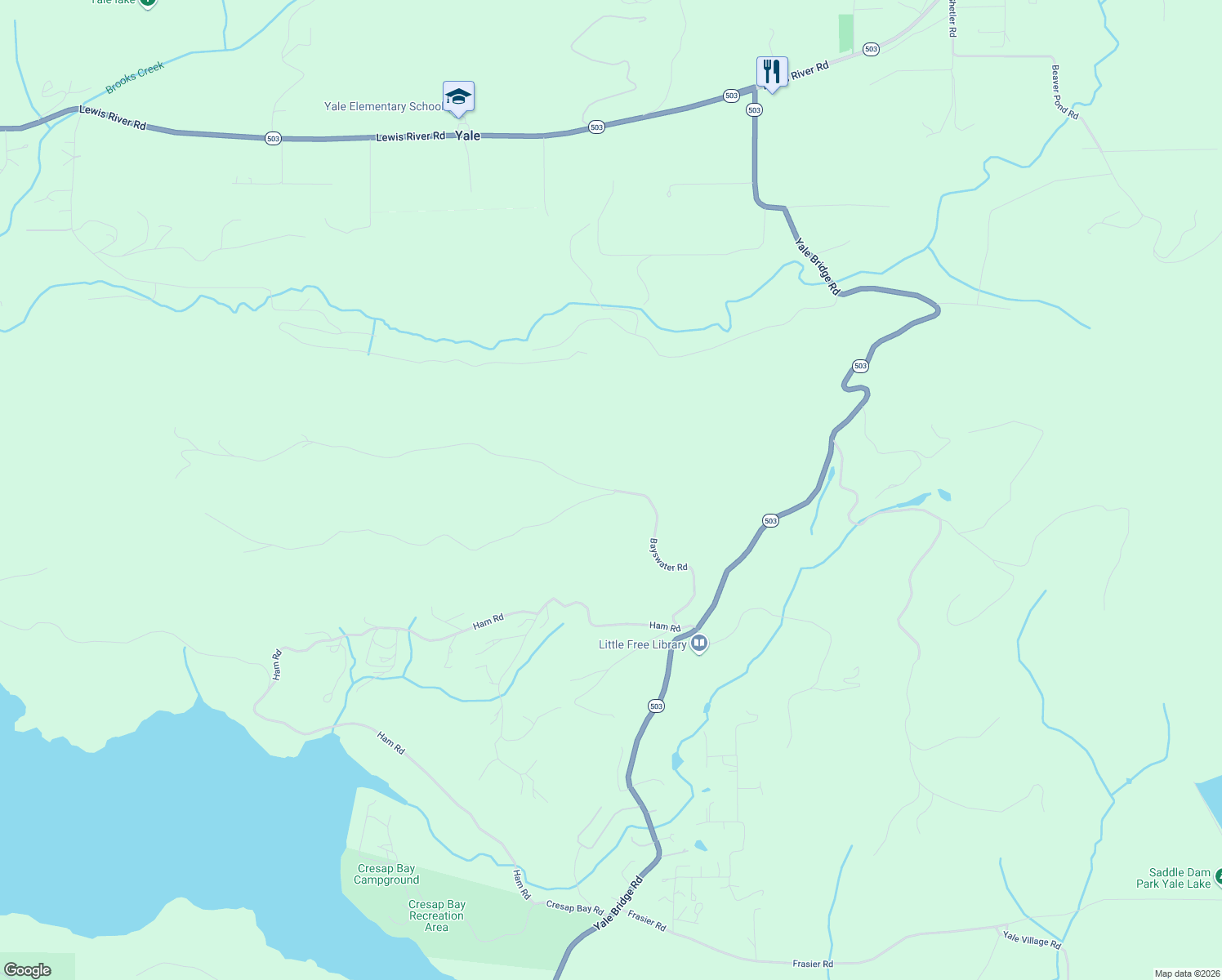 map of restaurants, bars, coffee shops, grocery stores, and more near 235 Bayswater Road in Amboy