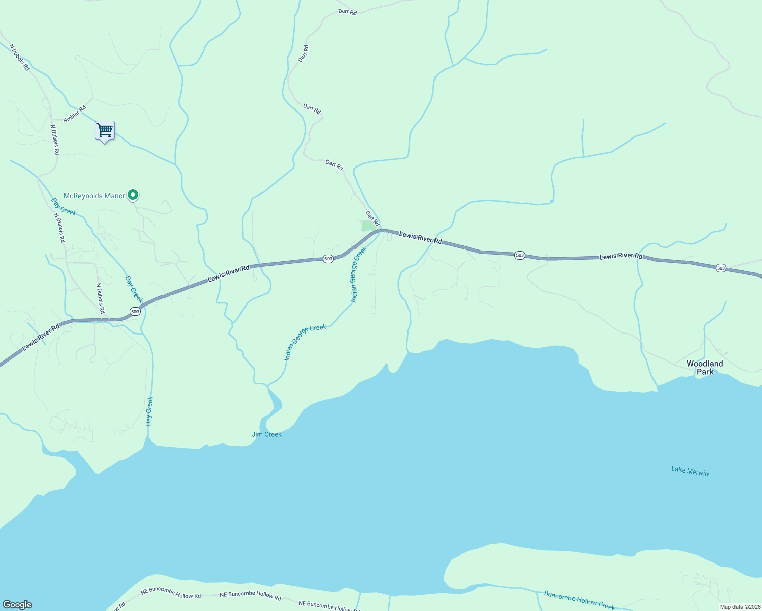 map of restaurants, bars, coffee shops, grocery stores, and more near 308 Wilkinson Road in Ariel