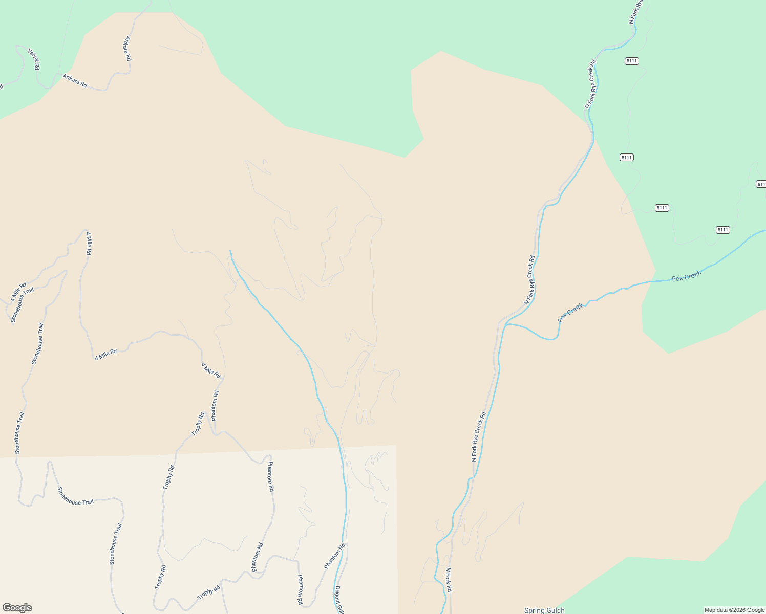 map of restaurants, bars, coffee shops, grocery stores, and more near 4685 Dugout Gulch Road in Darby