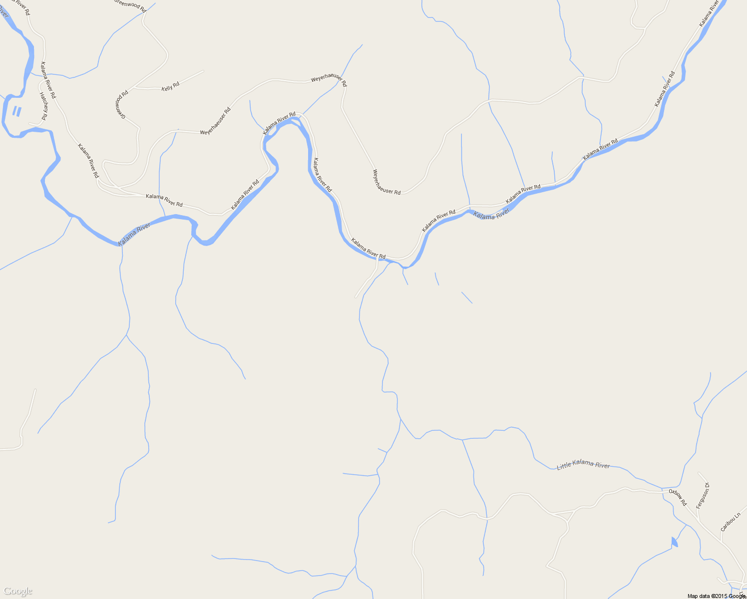 map of restaurants, bars, coffee shops, grocery stores, and more near 191 Wooden Bridge Road in Kalama