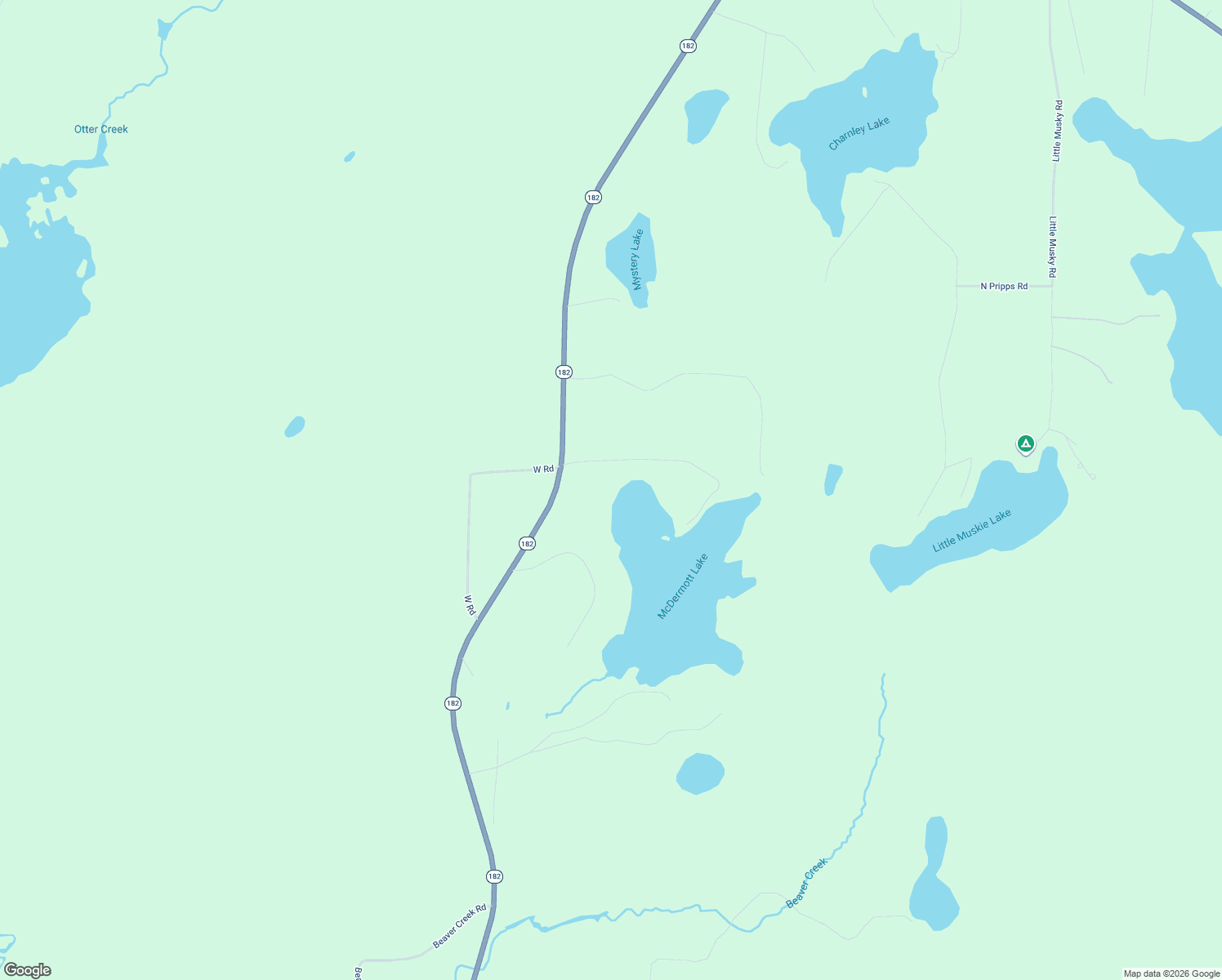 map of restaurants, bars, coffee shops, grocery stores, and more near 4651 Losby Road in Park Falls