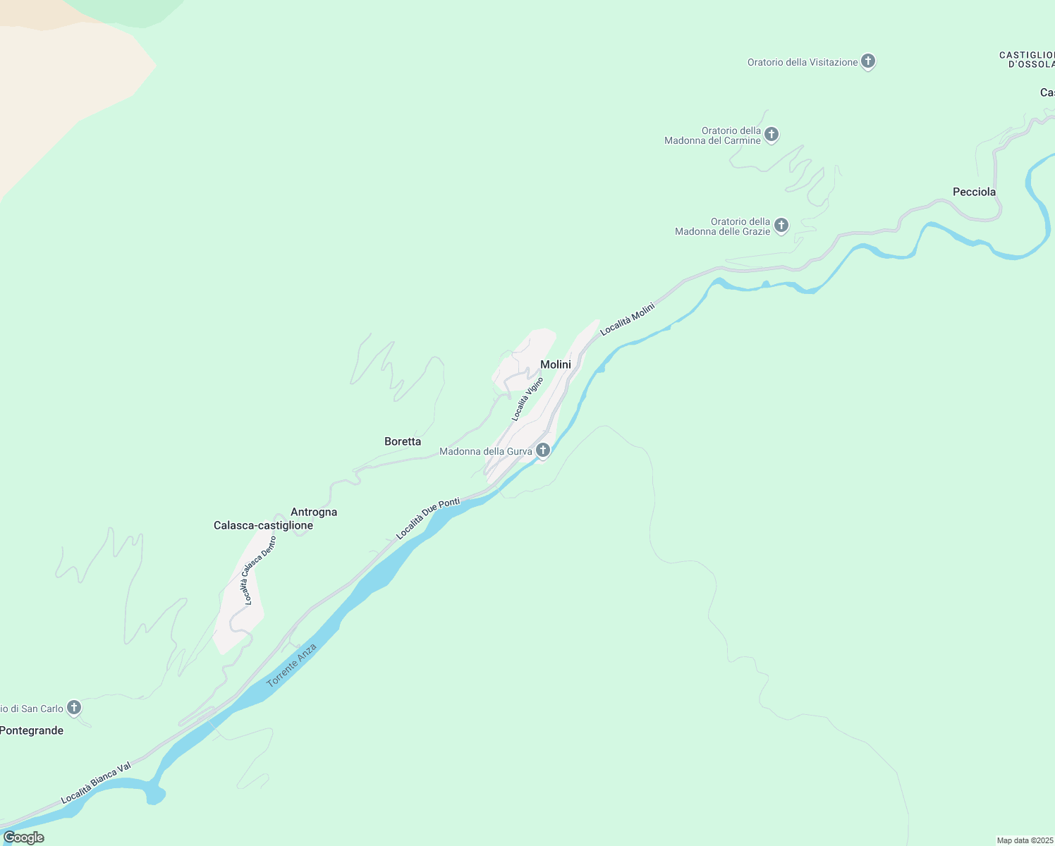 map of restaurants, bars, coffee shops, grocery stores, and more near 1976 Frazione Molini in Provincia del Verbano-Cusio-Ossola