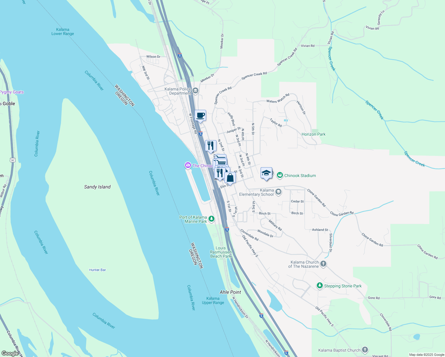 Kalama WA Walk Score
