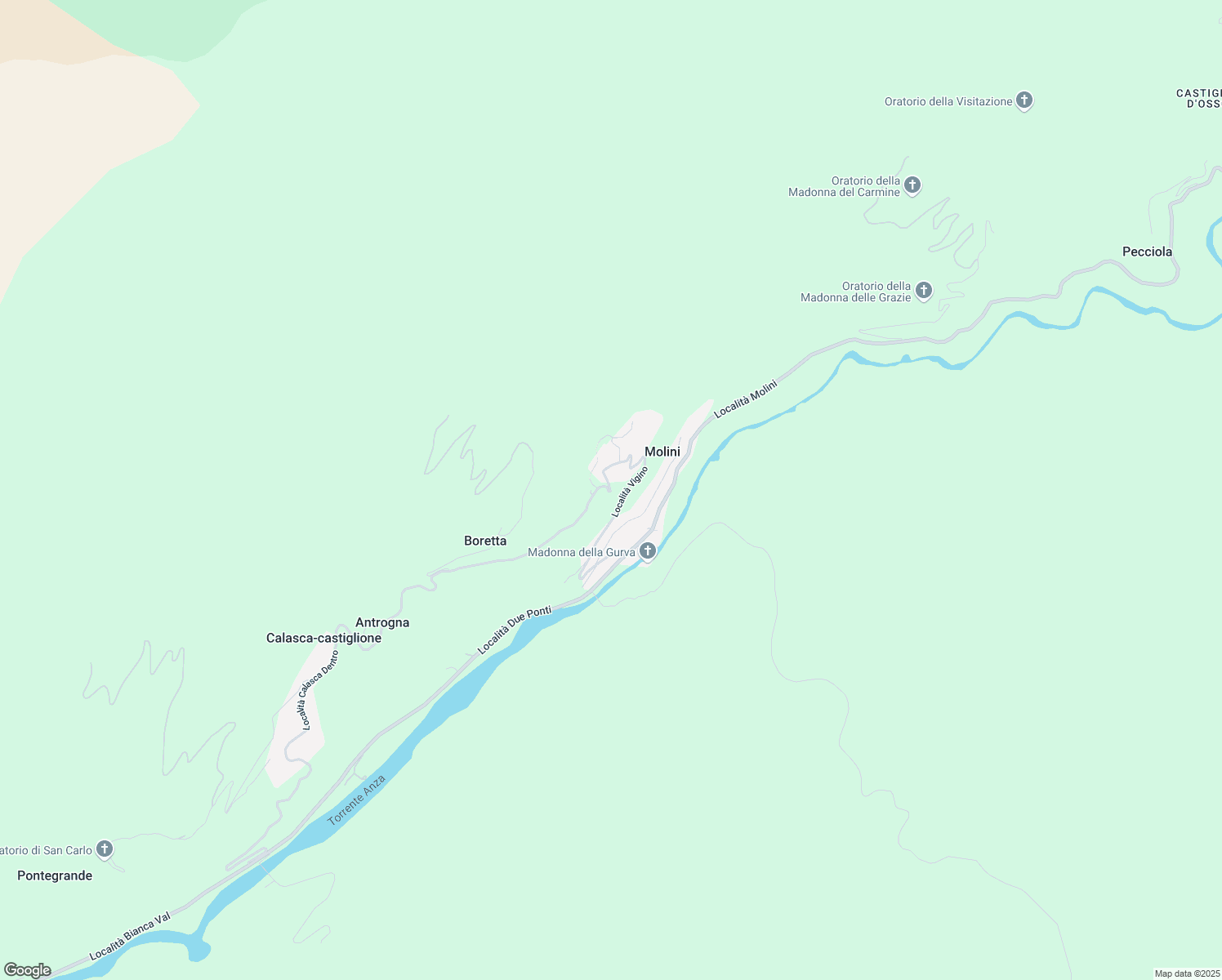 map of restaurants, bars, coffee shops, grocery stores, and more near 1976 Frazione Molini in Provincia del Verbano-Cusio-Ossola