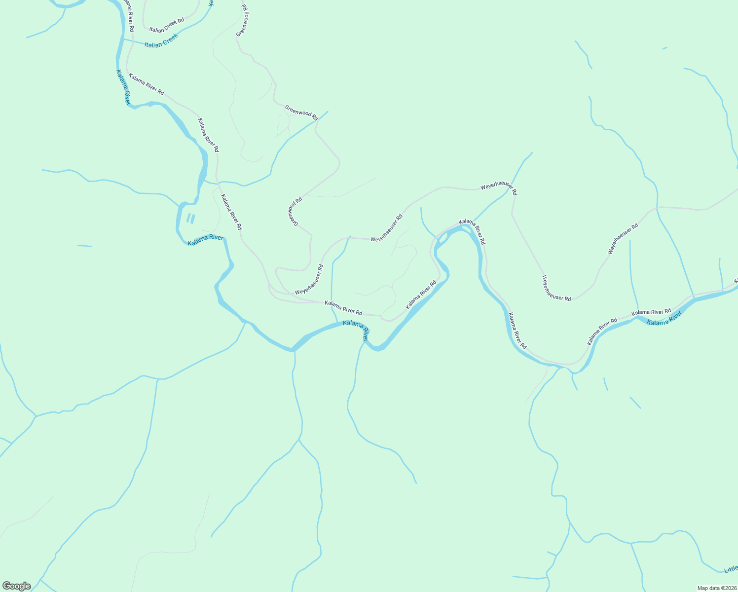 map of restaurants, bars, coffee shops, grocery stores, and more near 204 Rapids Drive in Kalama