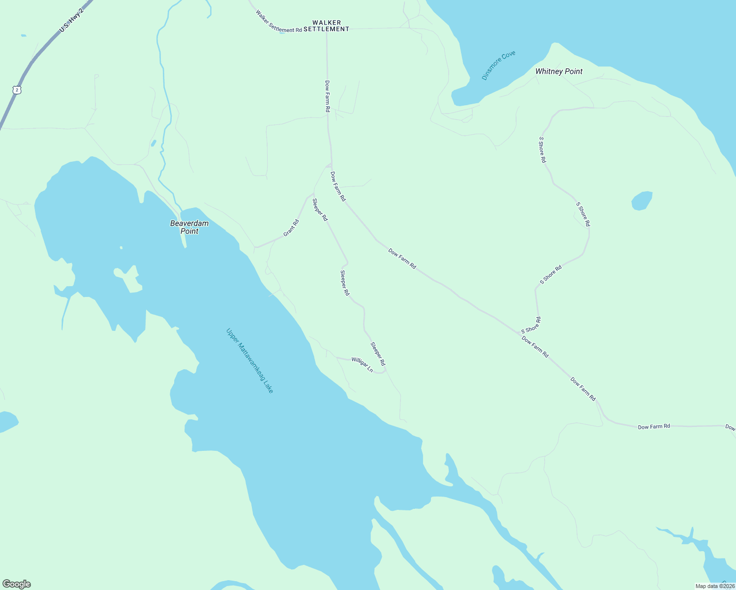 map of restaurants, bars, coffee shops, grocery stores, and more near 234 Sleeper Road in Island Falls