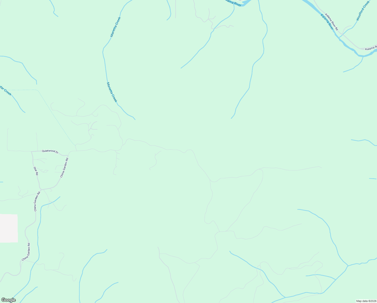 map of restaurants, bars, coffee shops, grocery stores, and more near 3042 China Garden Road in Kalama