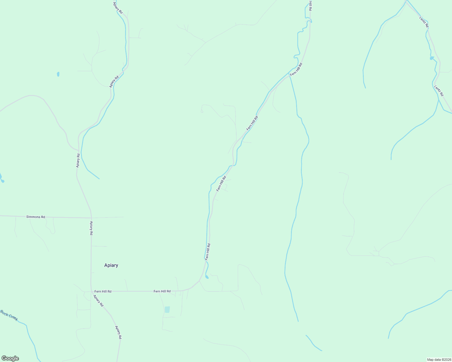 map of restaurants, bars, coffee shops, grocery stores, and more near 70746 Fern Hill Road in Rainier