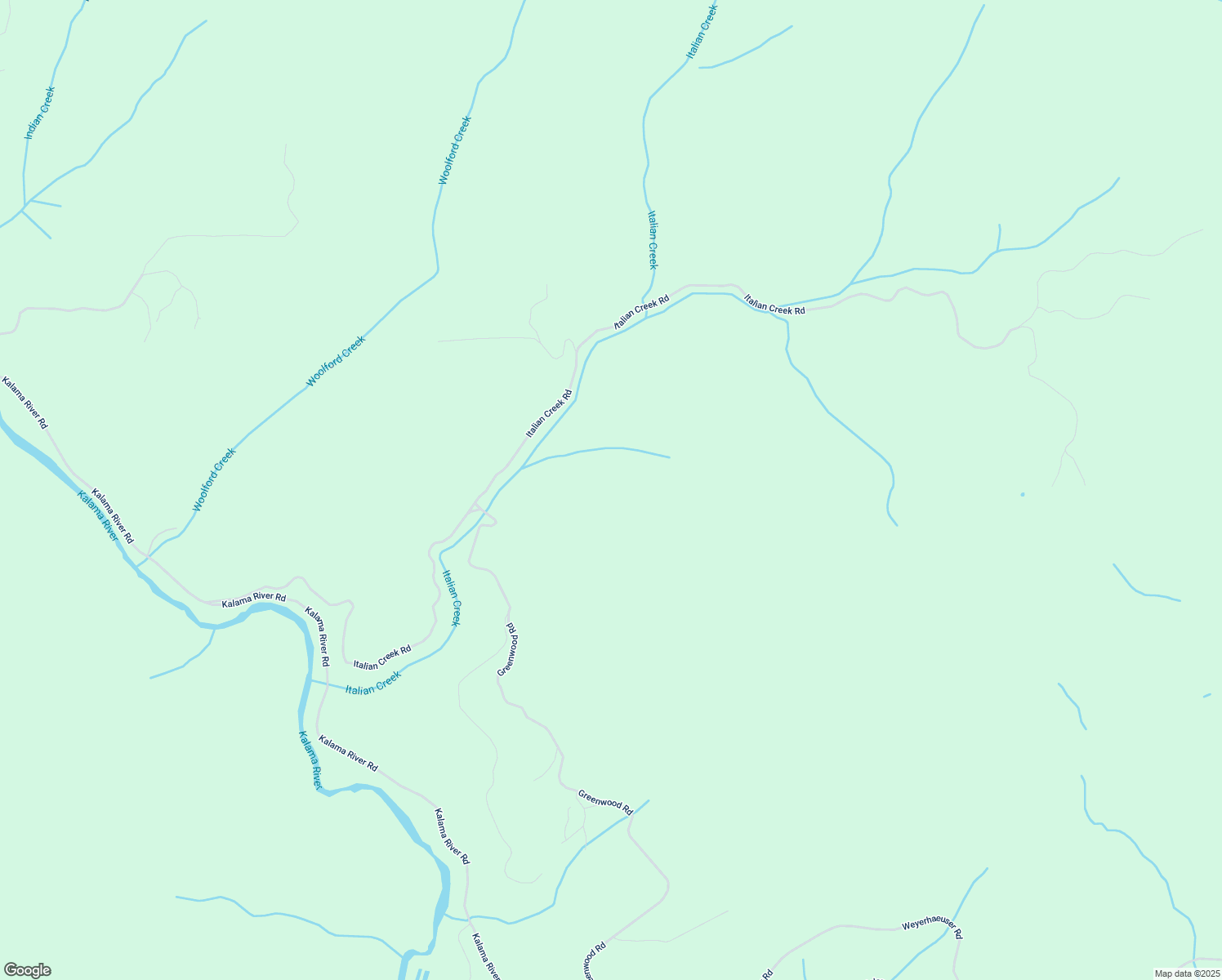 map of restaurants, bars, coffee shops, grocery stores, and more near 407 Italian Creek Road in Kalama