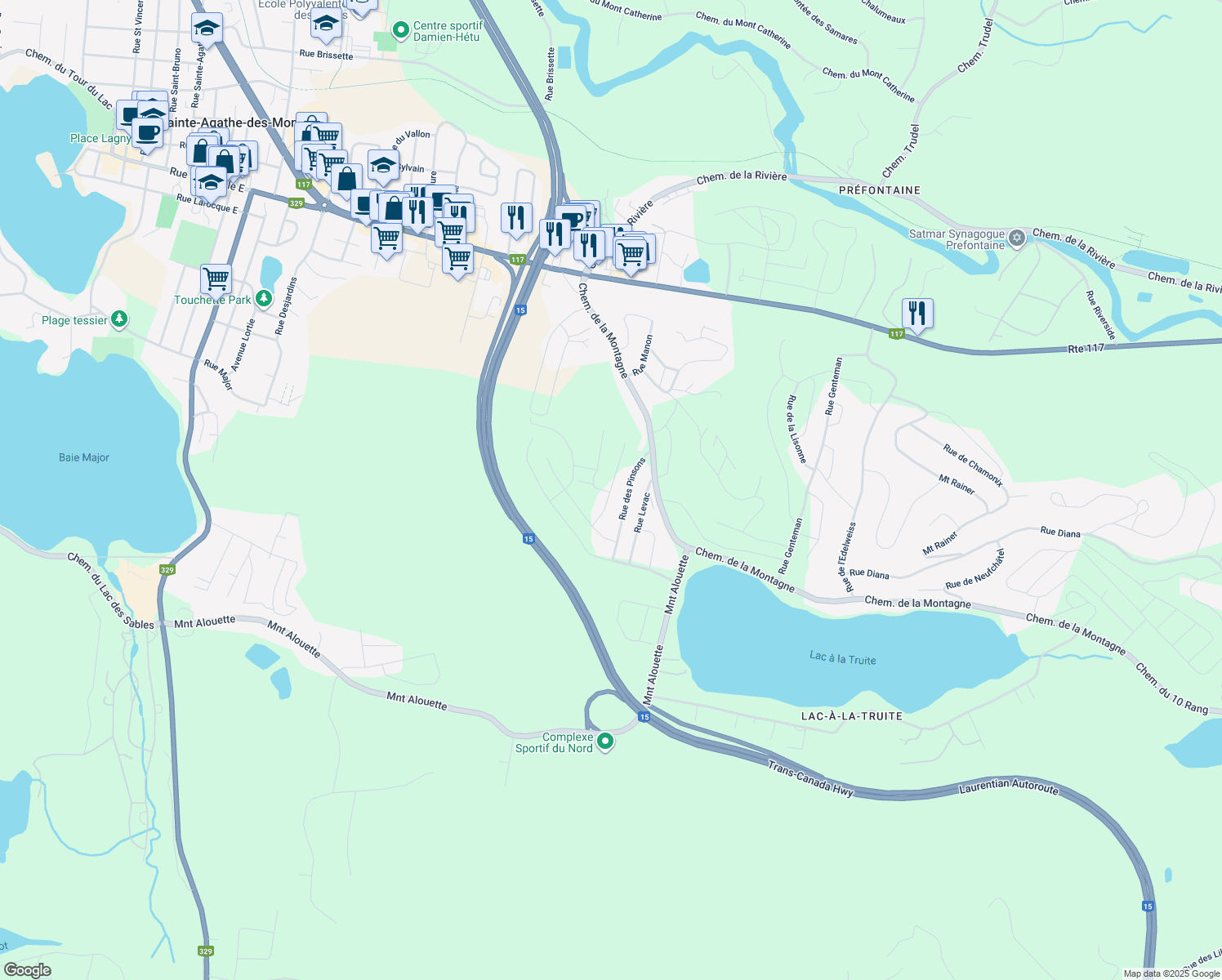 1087 Rue des Huards, SainteAgathedesMonts QC Walk Score