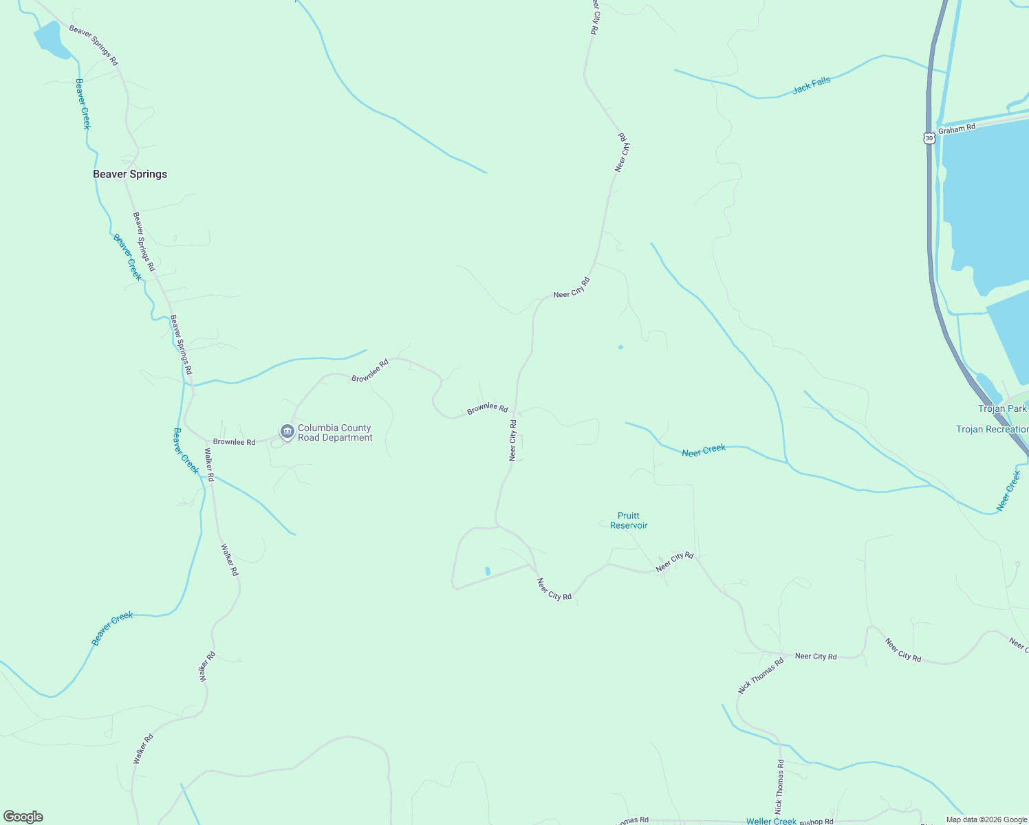 map of restaurants, bars, coffee shops, grocery stores, and more near 31999 Brownlee Road in Rainier