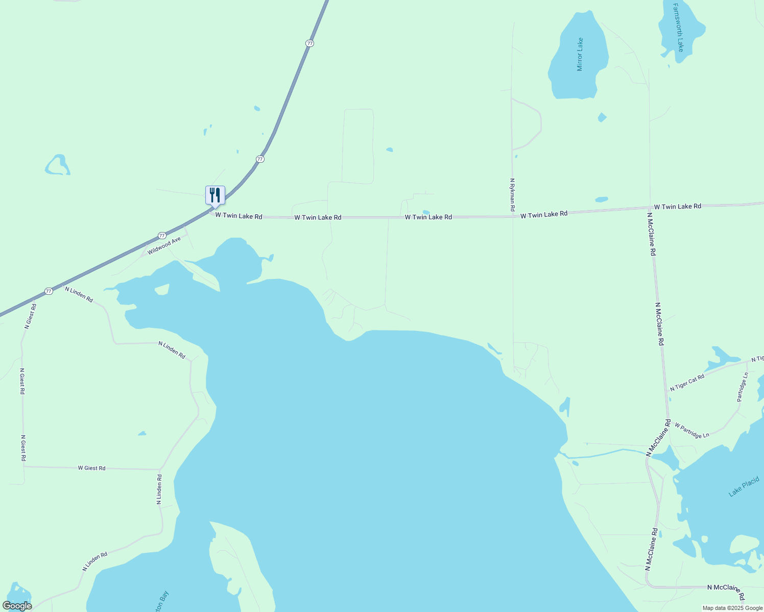 map of restaurants, bars, coffee shops, grocery stores, and more near 12405 Lake Street in Hayward