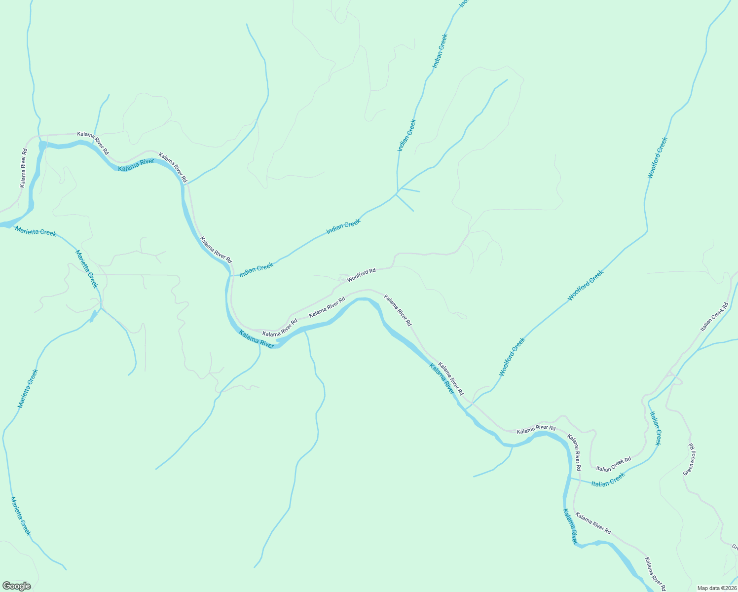 map of restaurants, bars, coffee shops, grocery stores, and more near 2514-2828 Kalama River Road in Kalama